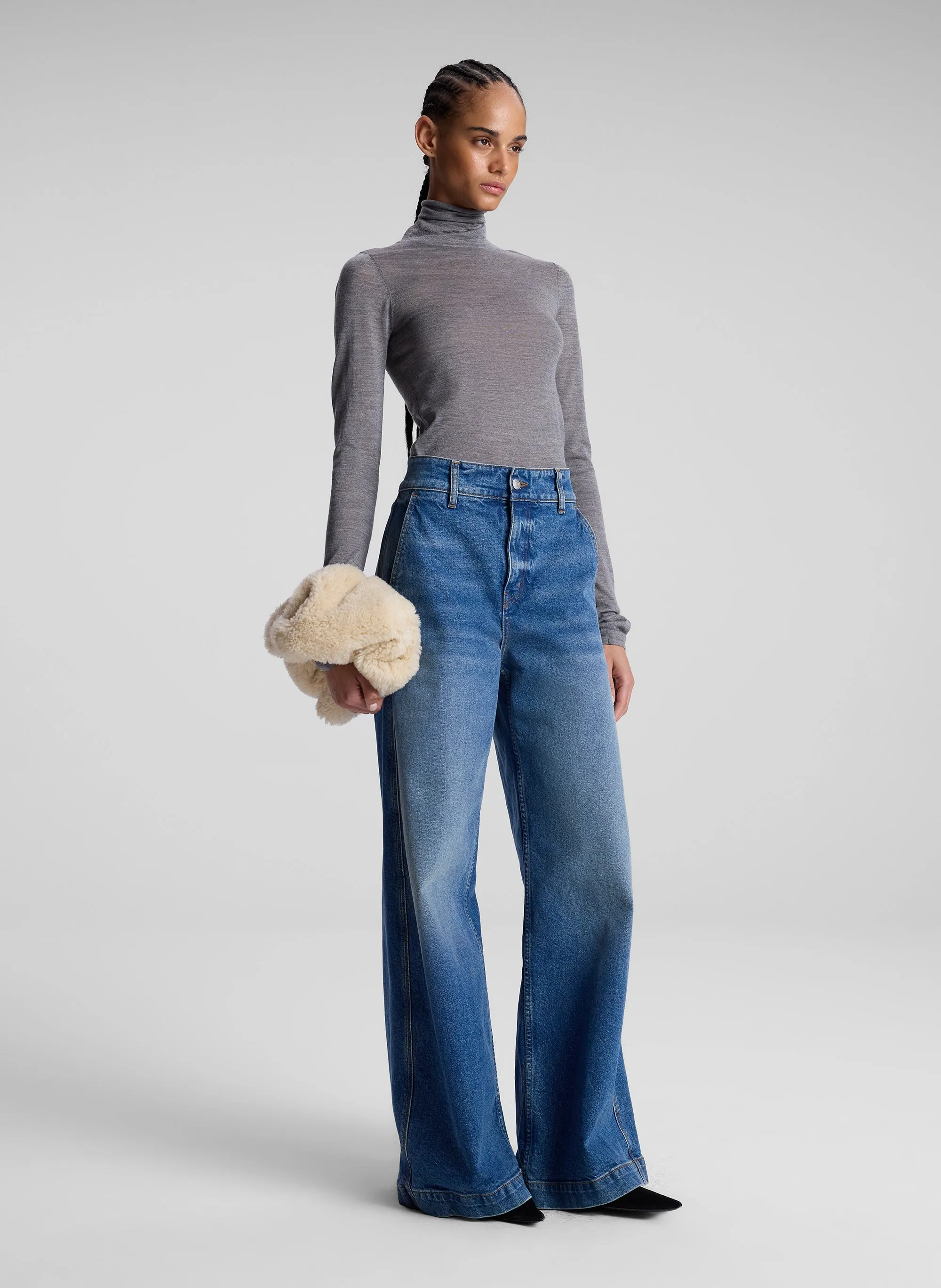 Simone Faux Shearling Bag sold by A.L.C. product image thumbnail 2