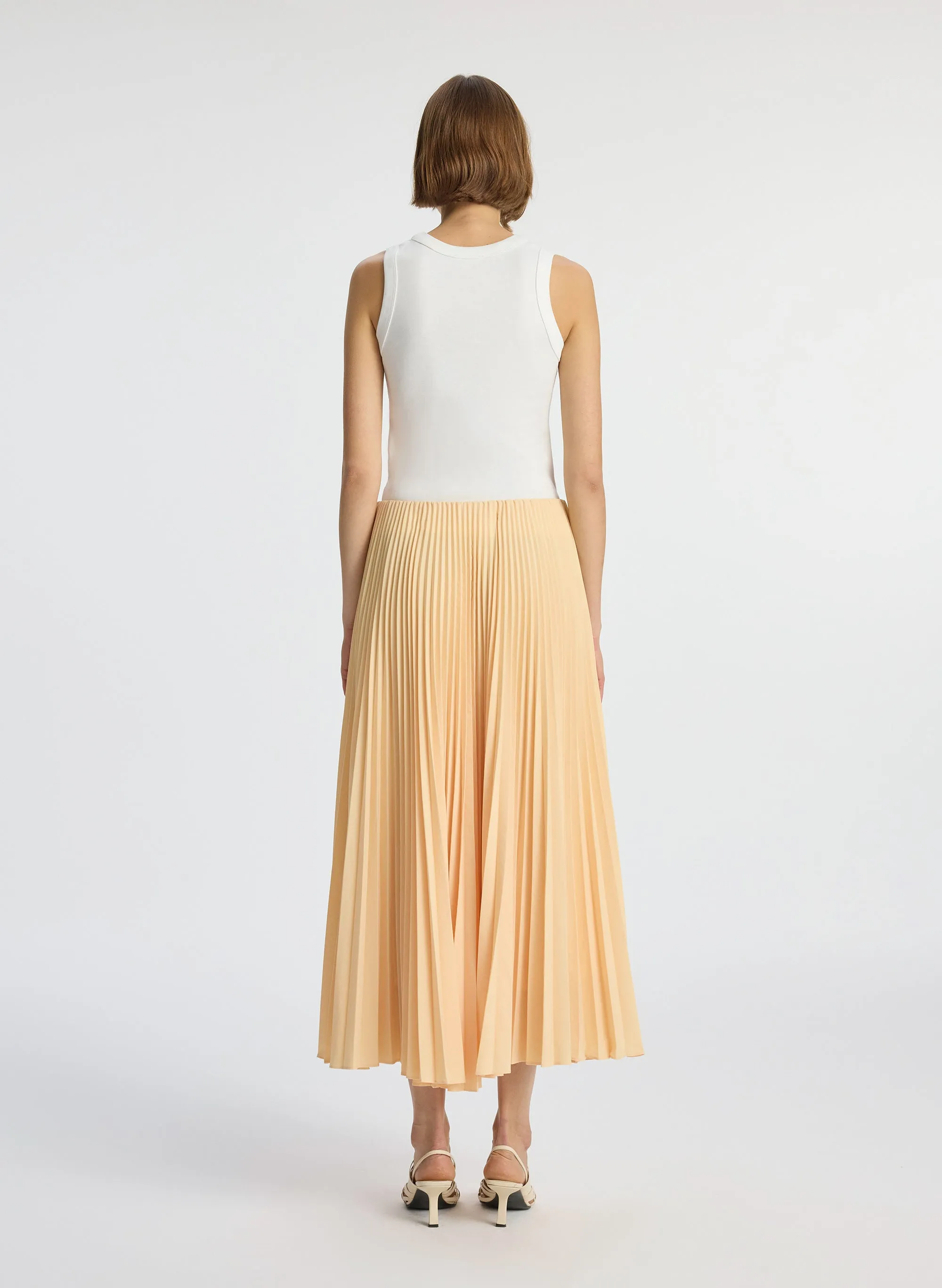 Tatum Pleated Midi Skirt sold by A.L.C. product image thumbnail 5
