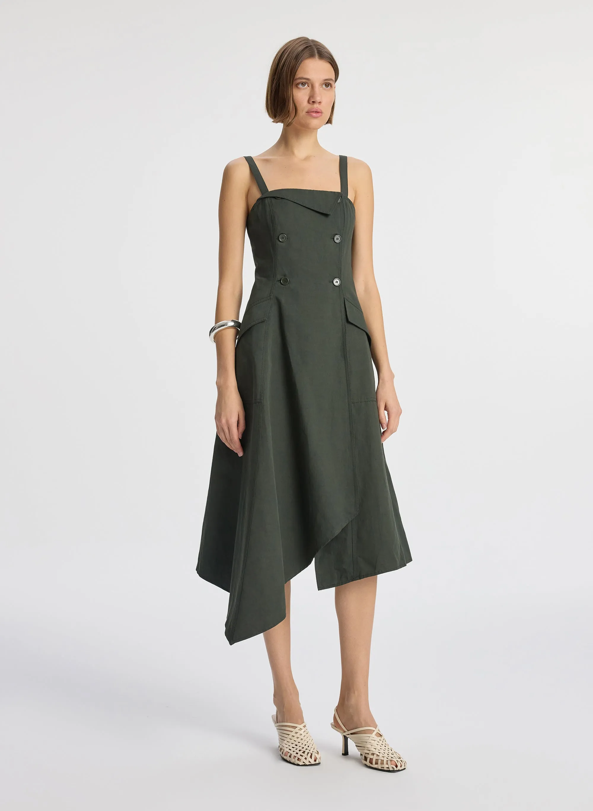 Scarlett Cotton Midi Dress sold by A.L.C.