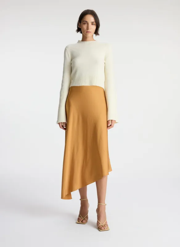 Darcy Satin Midi Skirt made by A.L.C.