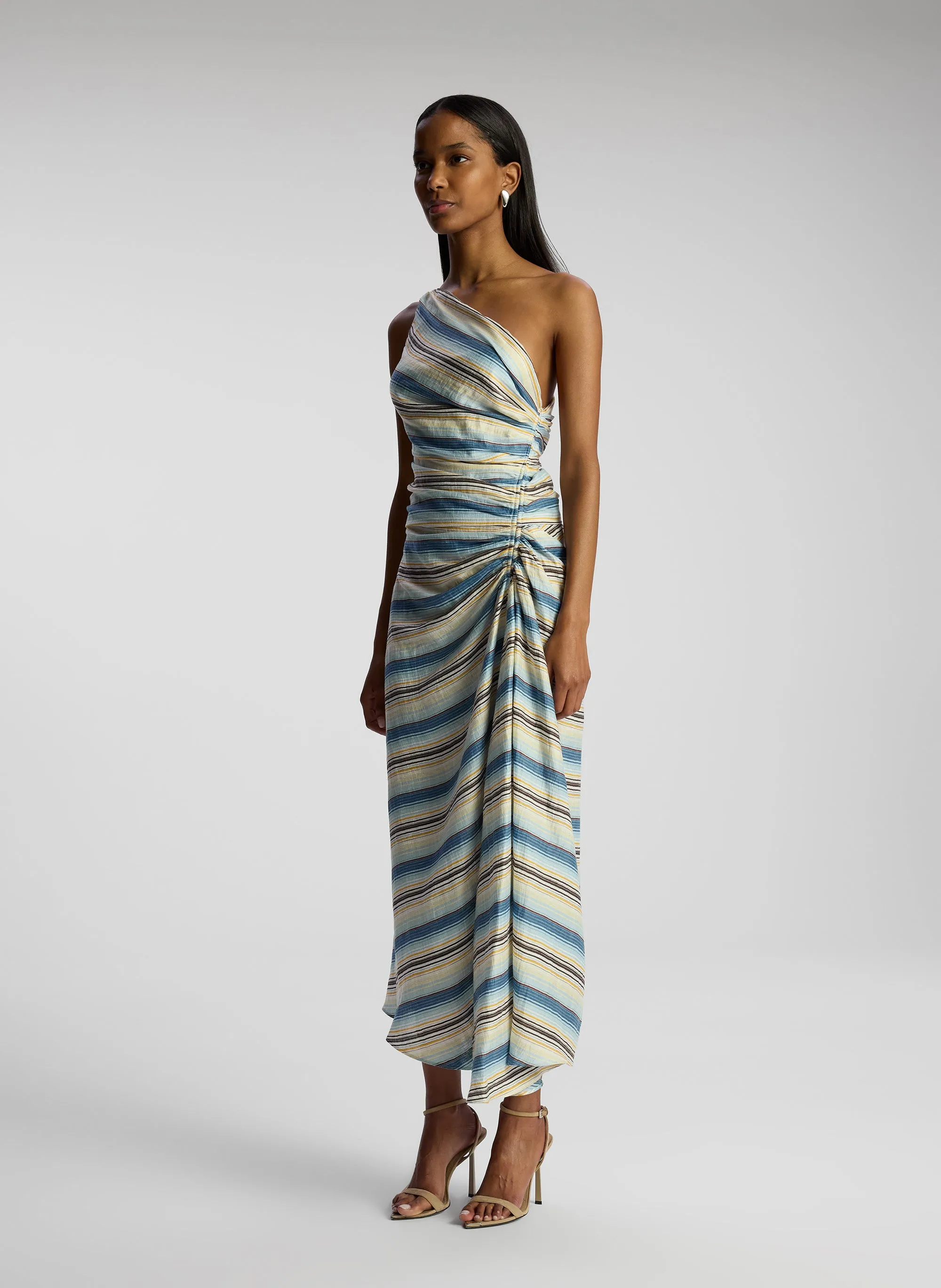 Carolyn Linen Midi Dress sold by A.L.C. product image thumbnail 4