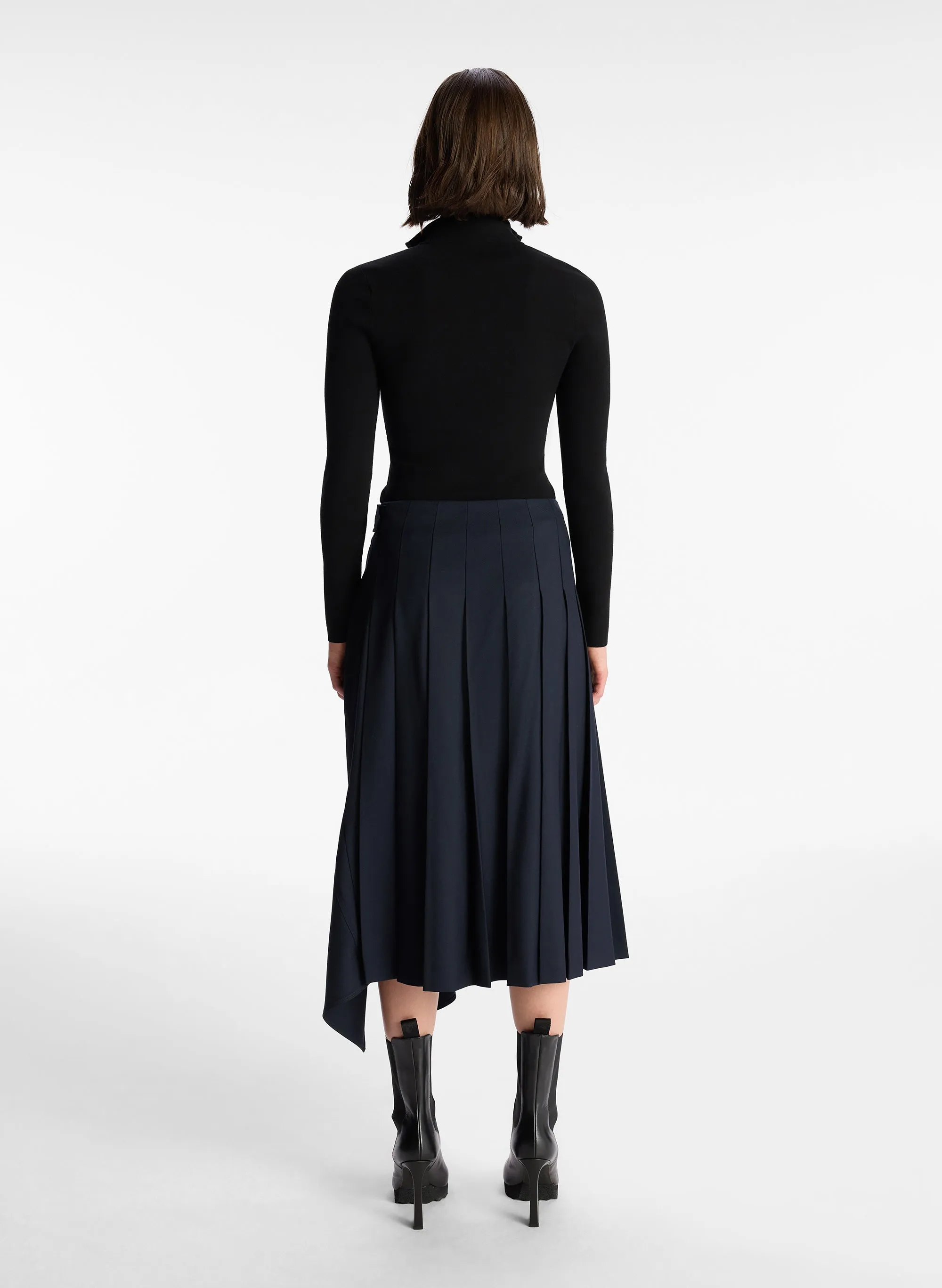 Wayland Pleated Midi Skirt sold by A.L.C. product image thumbnail 5