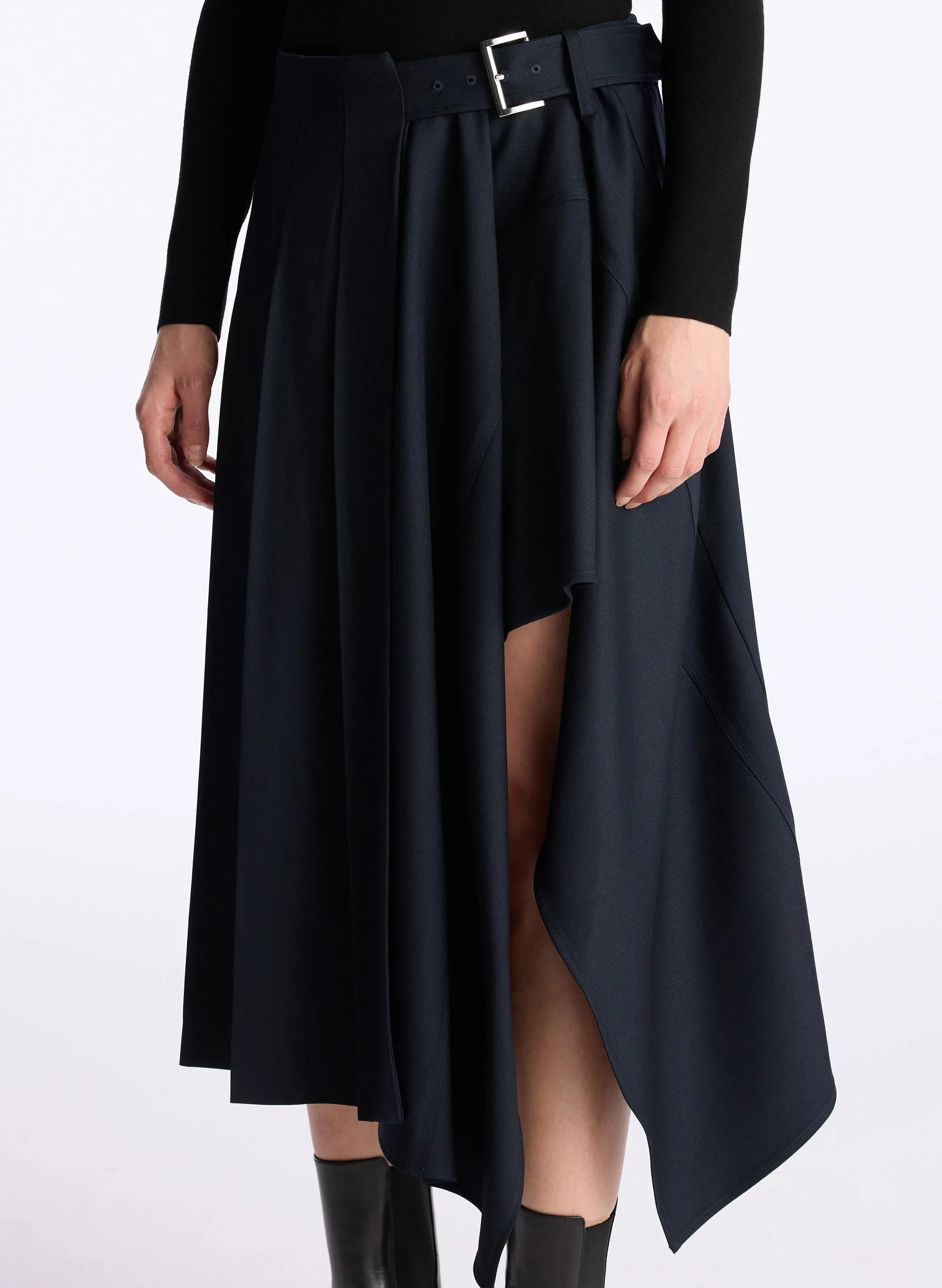 Wayland Pleated Midi Skirt sold by A.L.C. product image thumbnail 2