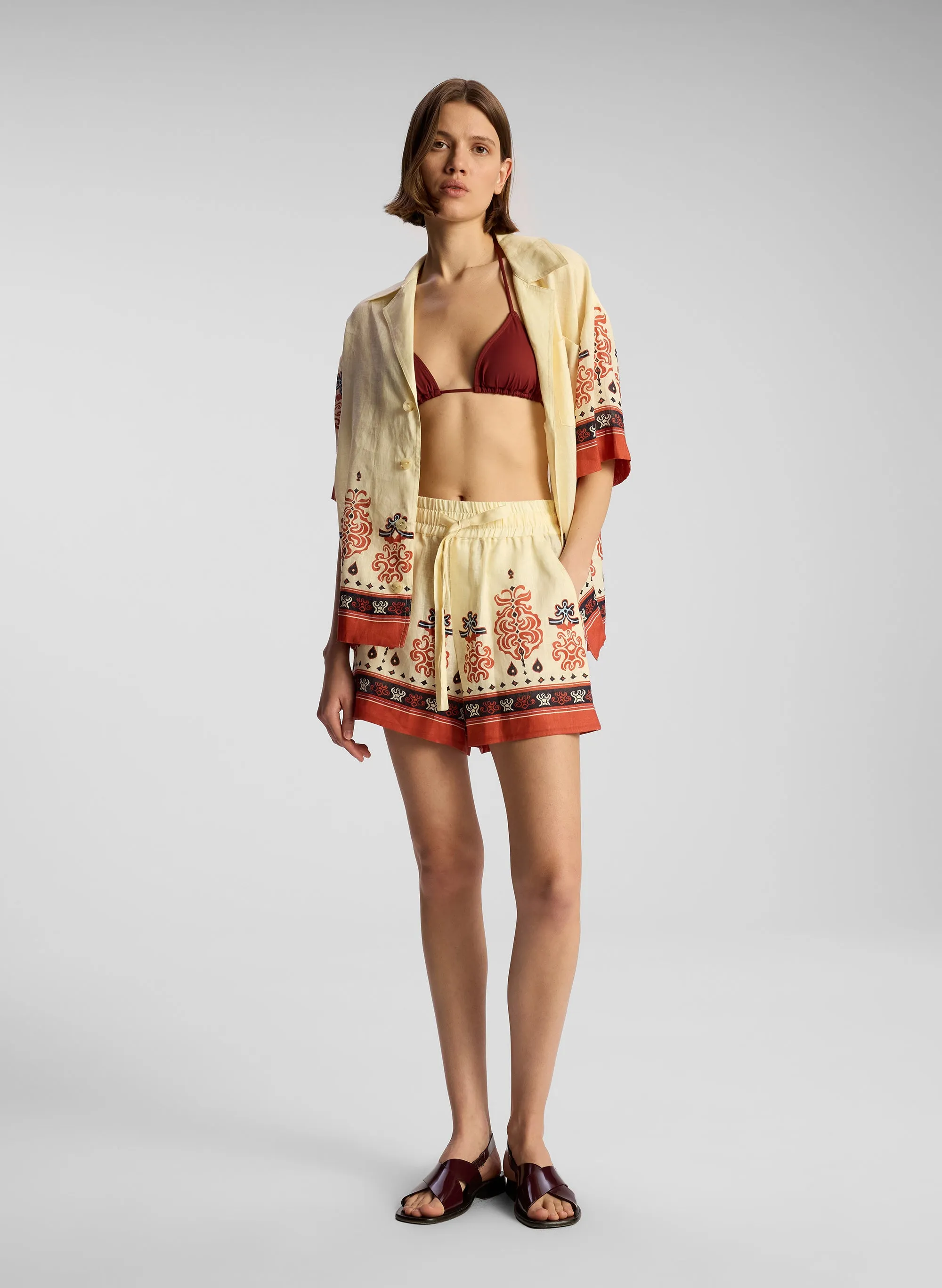 Sullivan Linen Top sold by A.L.C. product image thumbnail 3