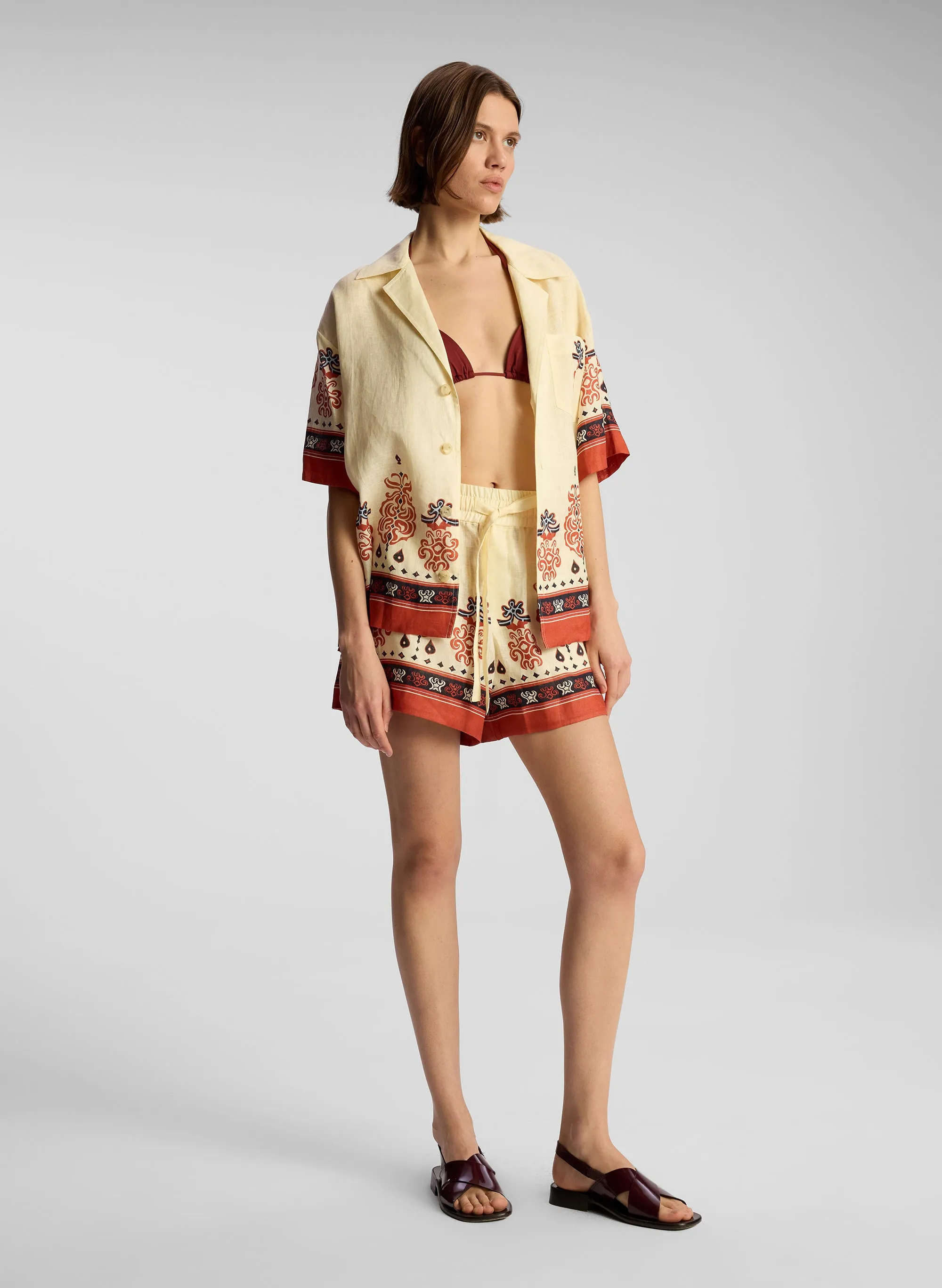 Sullivan Linen Top sold by A.L.C. product image thumbnail 4