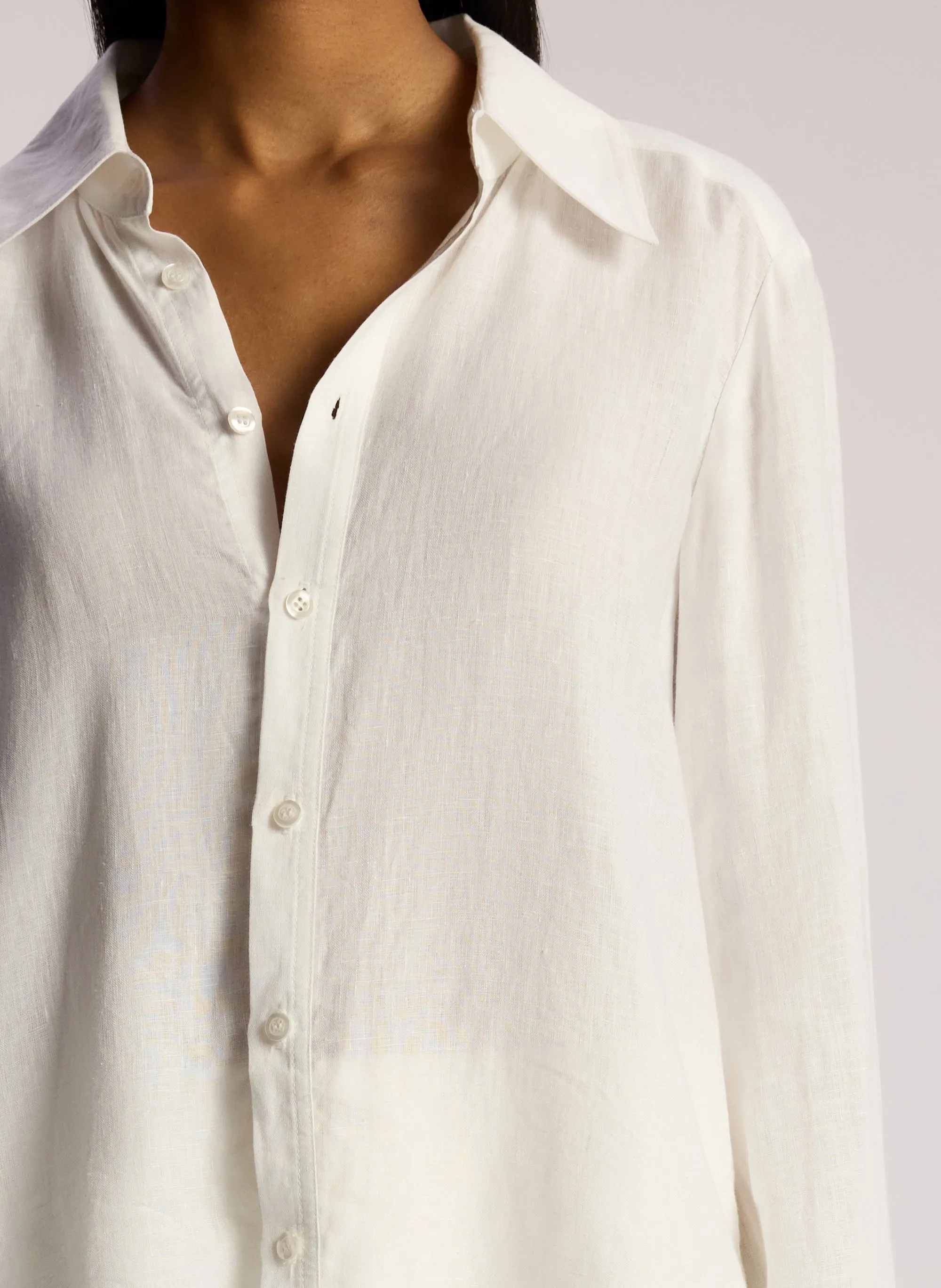 Aiden Linen Shirt sold by A.L.C. product image thumbnail 2