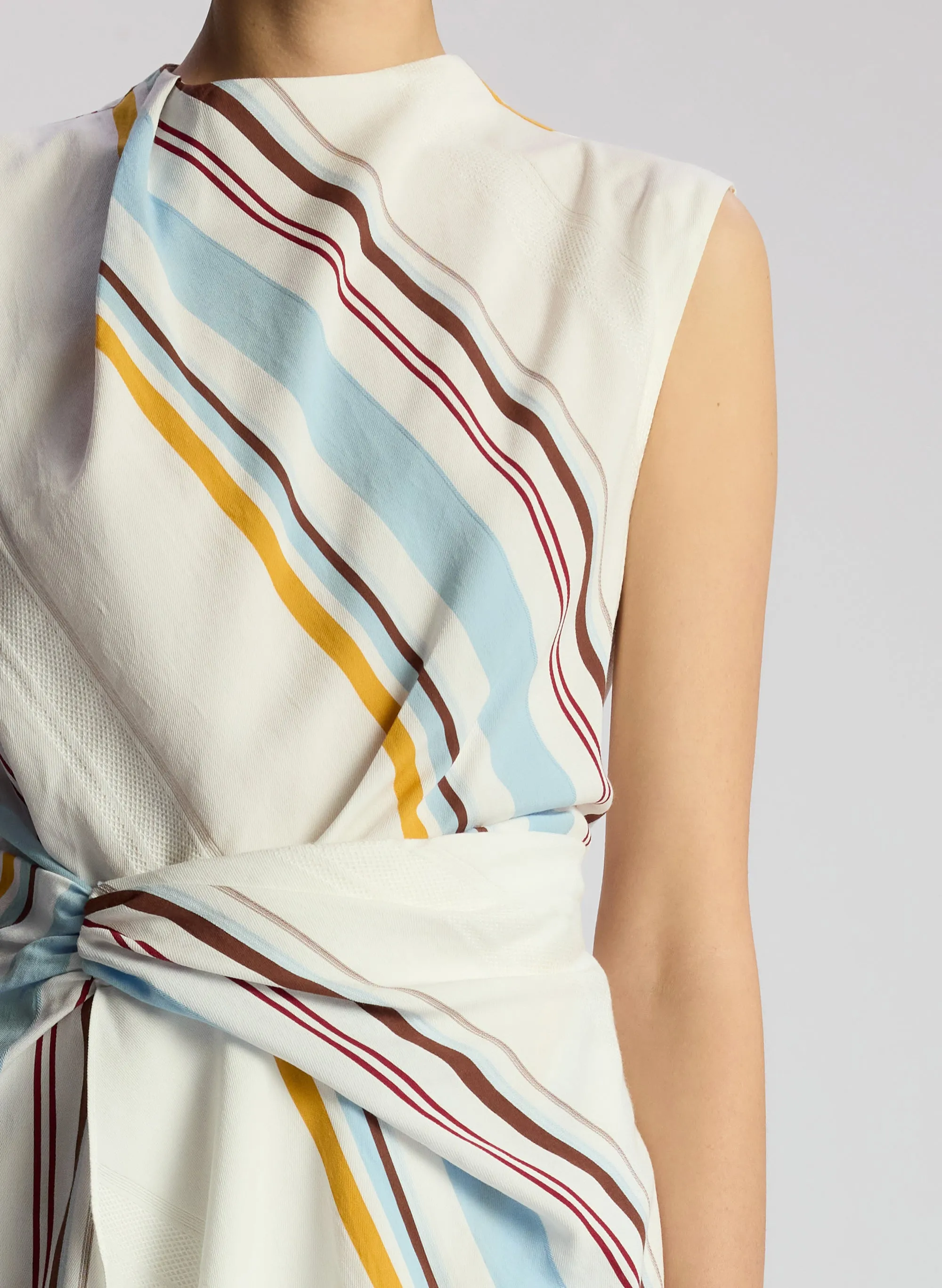 Dion Striped Mini Dress sold by A.L.C. product image thumbnail 2