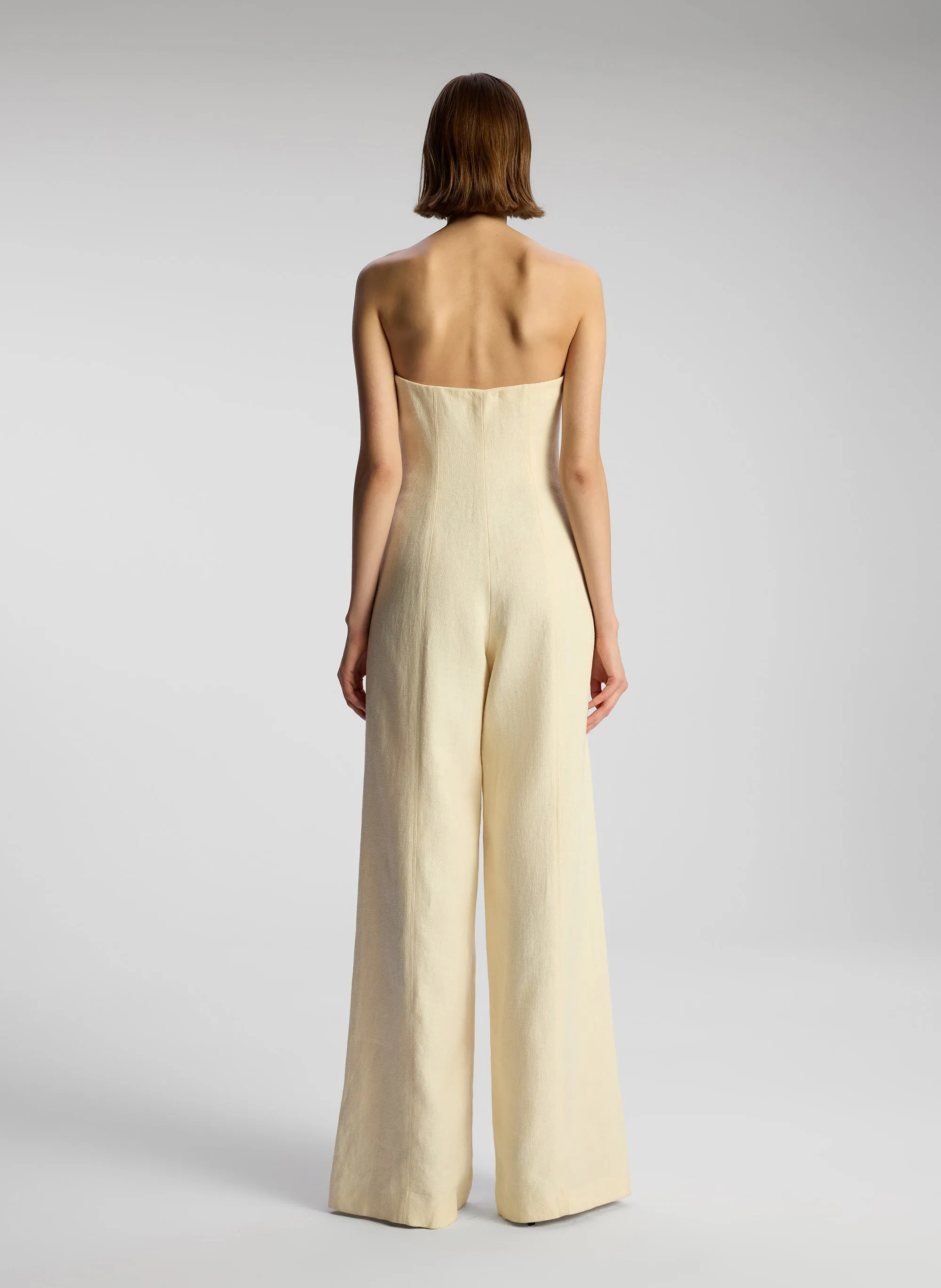 Eden Strapless Linen Jumpsuit sold by A.L.C. product image thumbnail 5