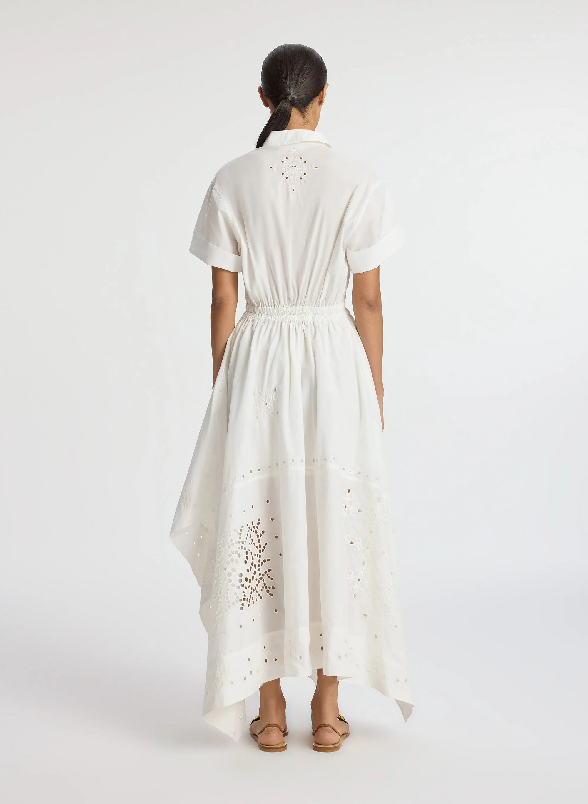 Amy Embroidered Poplin Shirtdress sold by A.L.C. product image thumbnail 5