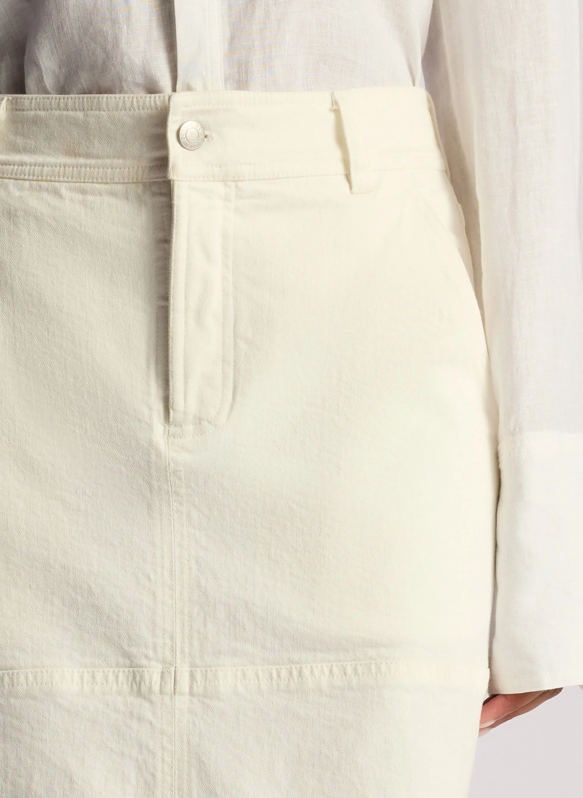Hunter Stretch Denim Maxi Skirt sold by A.L.C. product image thumbnail 2