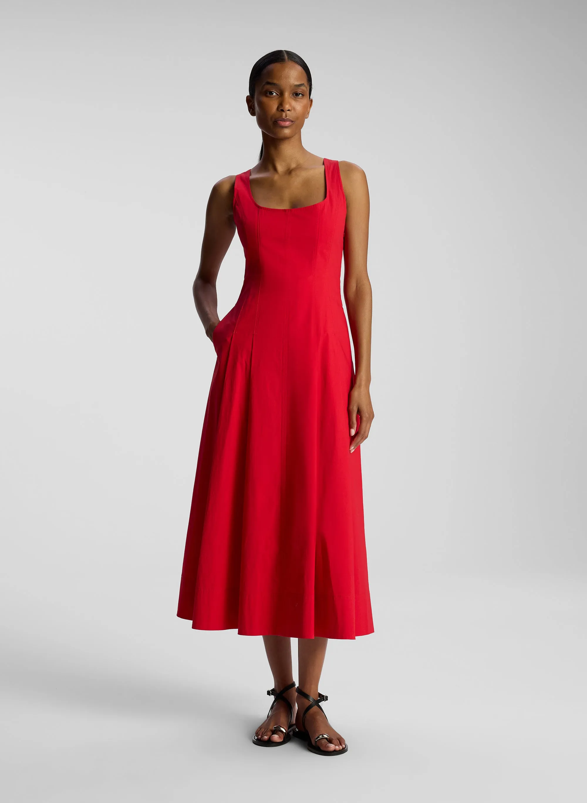 Isabel Cotton Midi Dress sold by A.L.C.