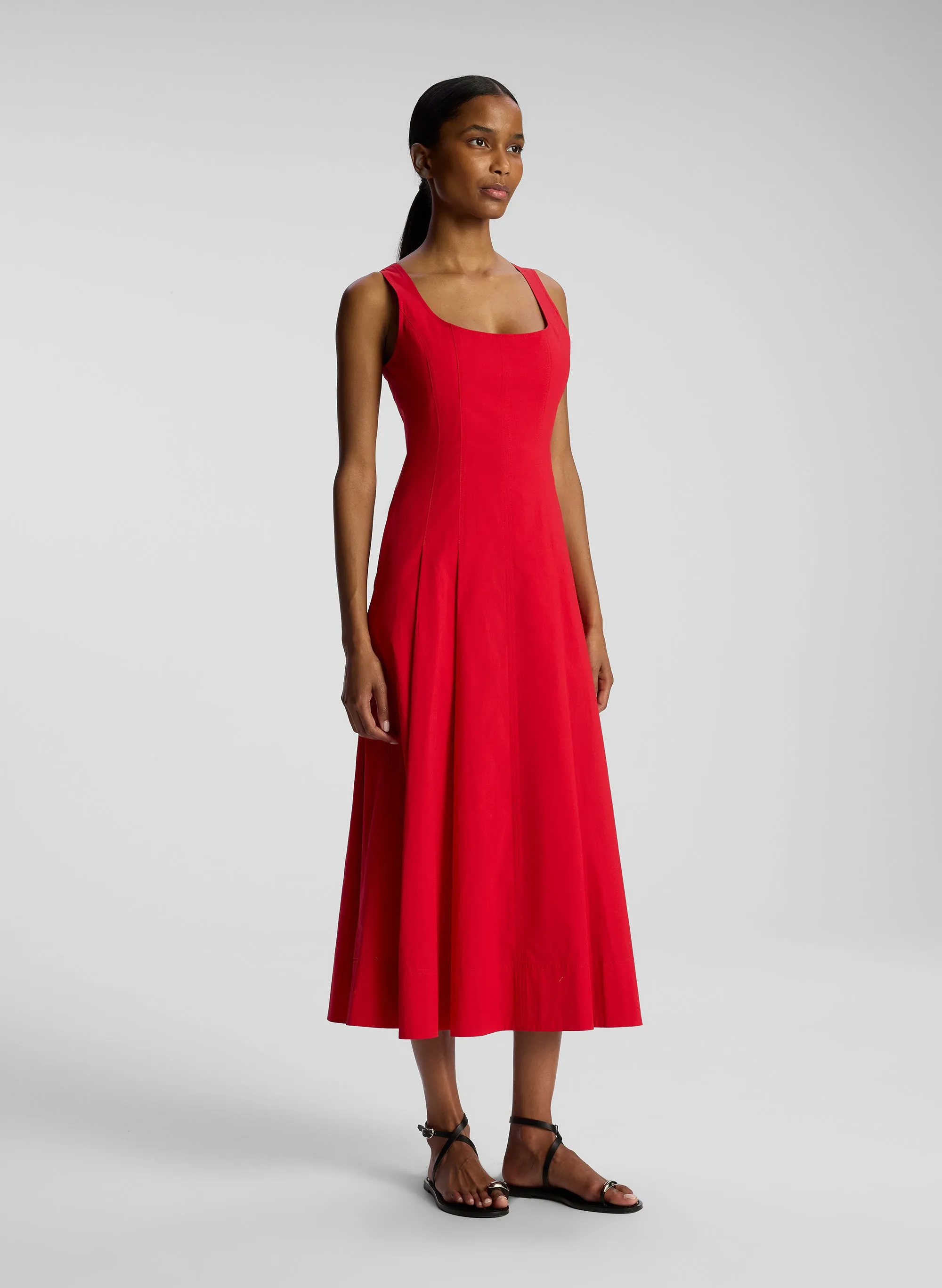 Isabel Cotton Midi Dress sold by A.L.C. product image thumbnail 3