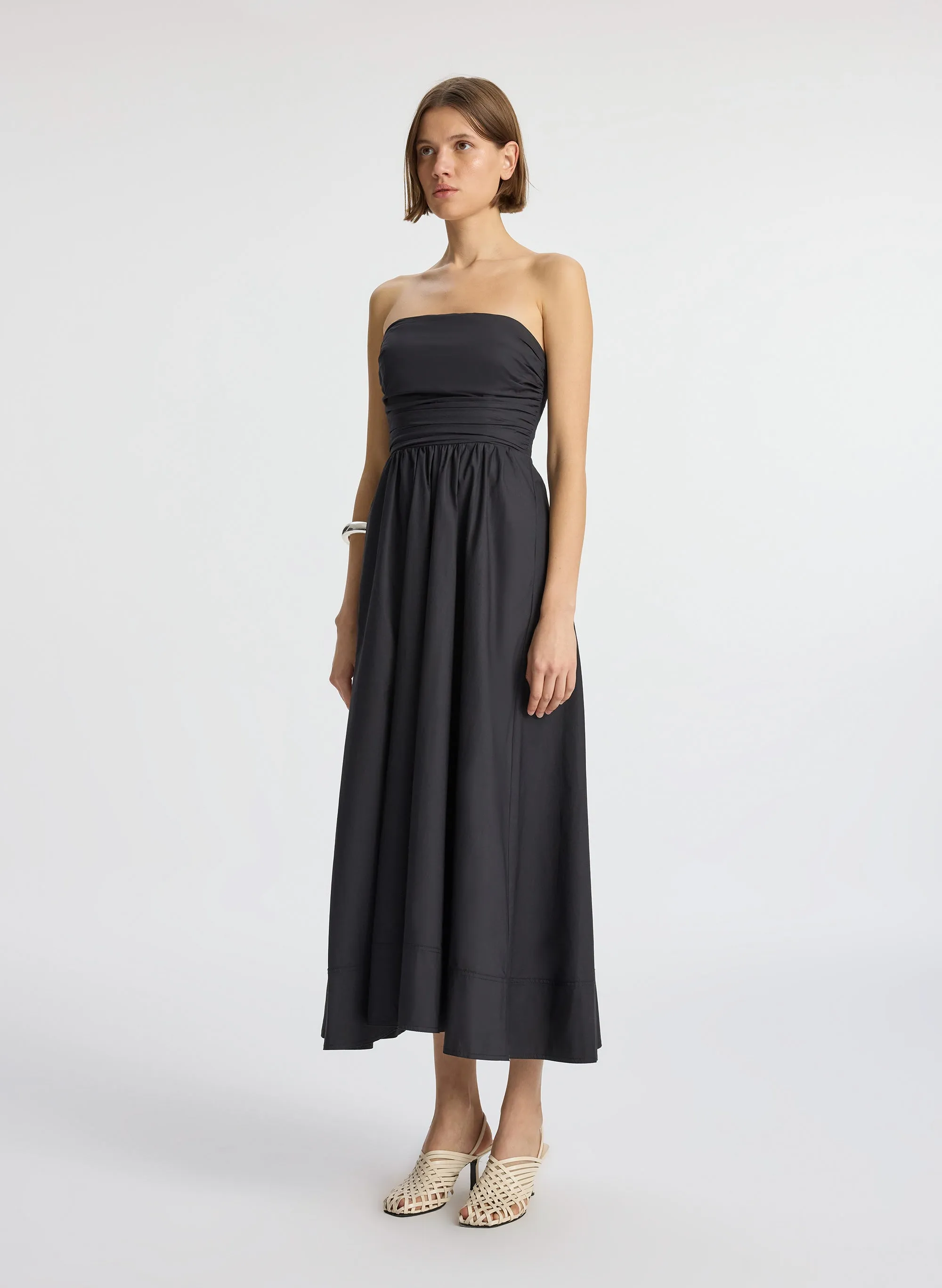 Tate Strapless Midi Dress sold by A.L.C. product image thumbnail 3