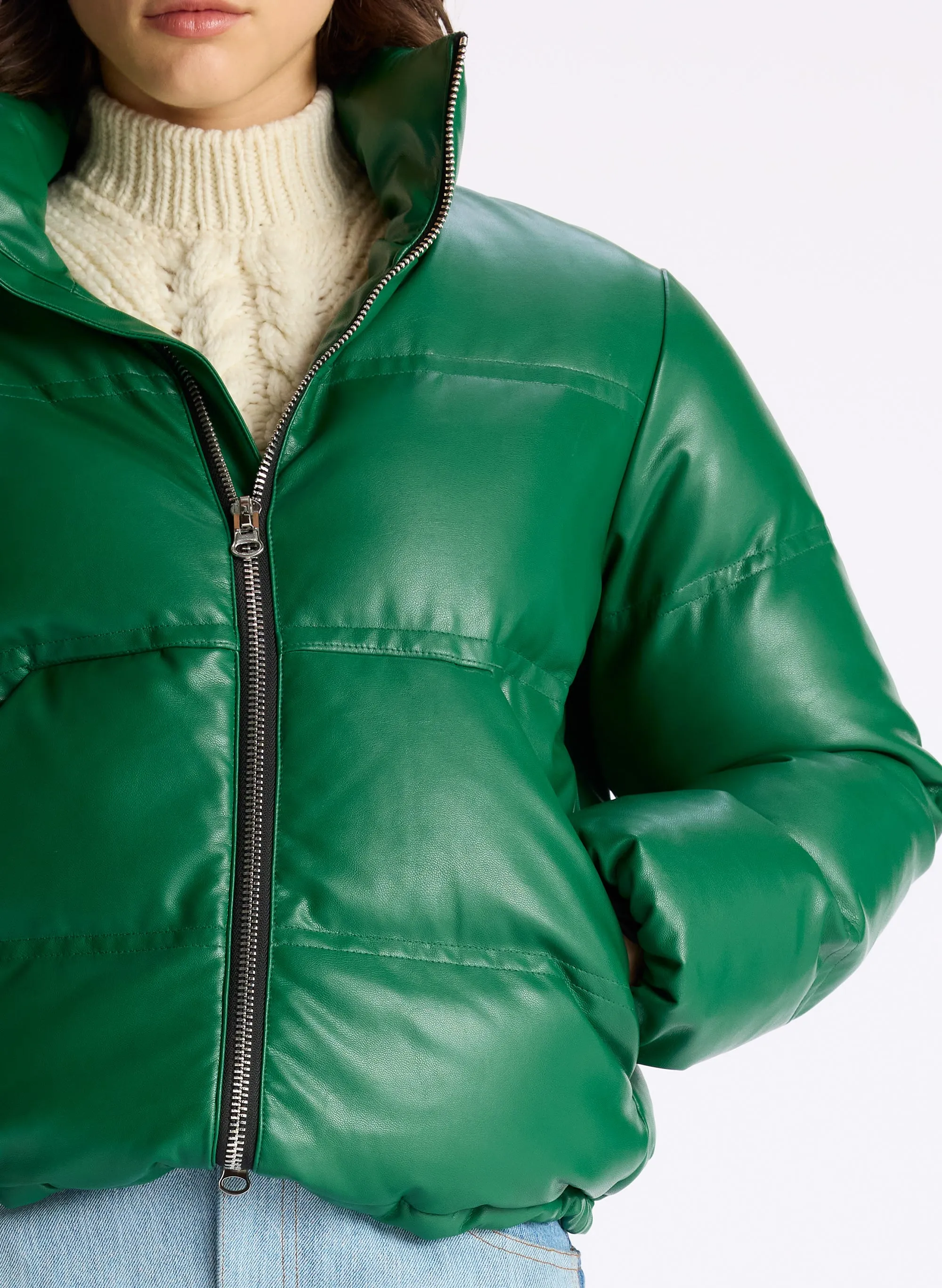 Mila Vegan Leather Jacket sold by A.L.C. product image thumbnail 3