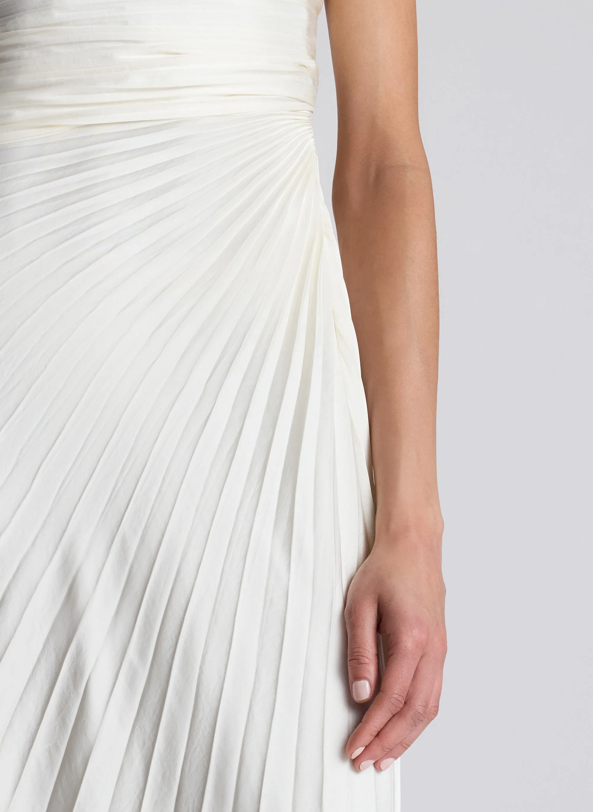 Bianca Strapless Pleated Maxi Dress sold by A.L.C. product image thumbnail 2