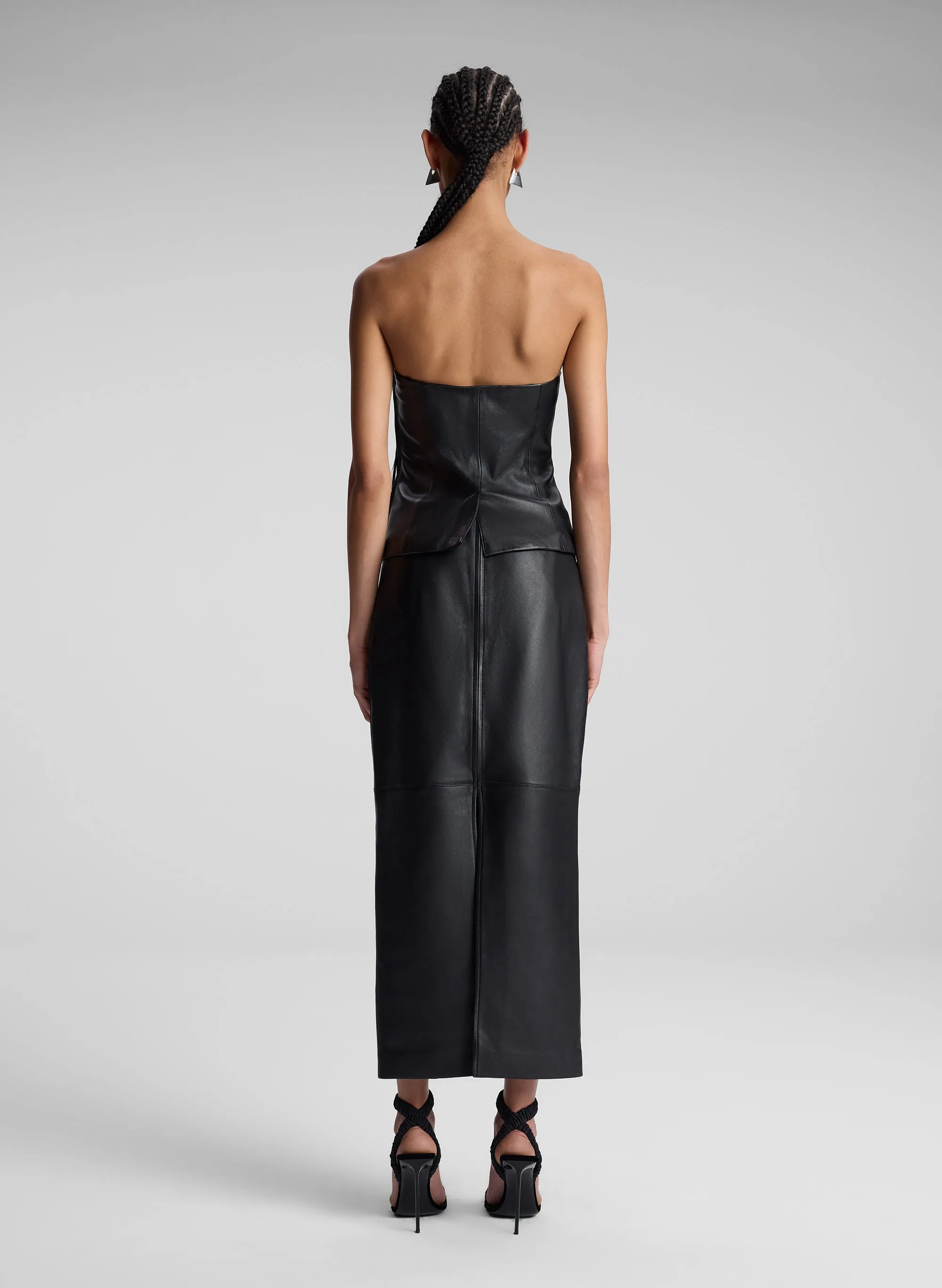 Renee Strapless Leather Top sold by A.L.C. product image thumbnail 5