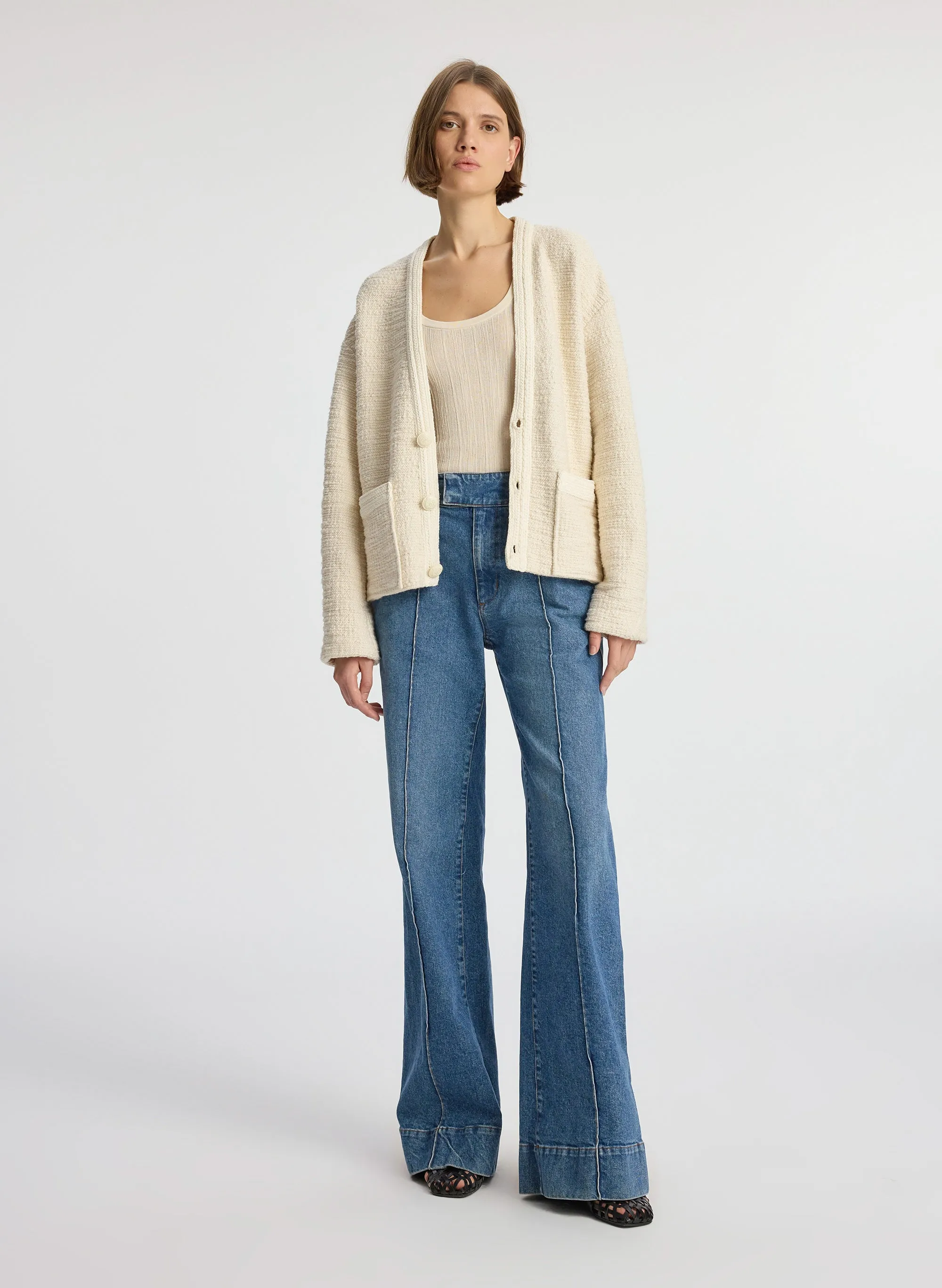 Peyton Cotton Bouclé Jacket sold by A.L.C. product image thumbnail 3
