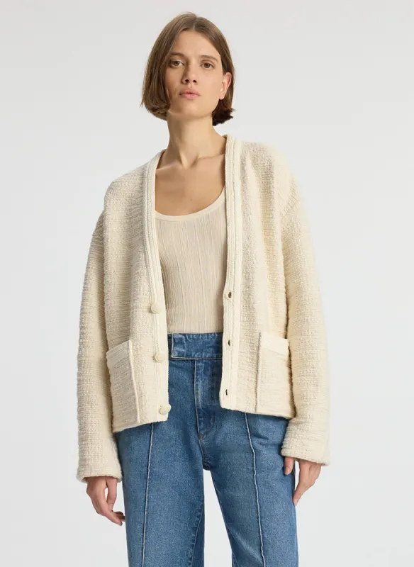 Peyton Cotton Bouclé Jacket made by A.L.C.