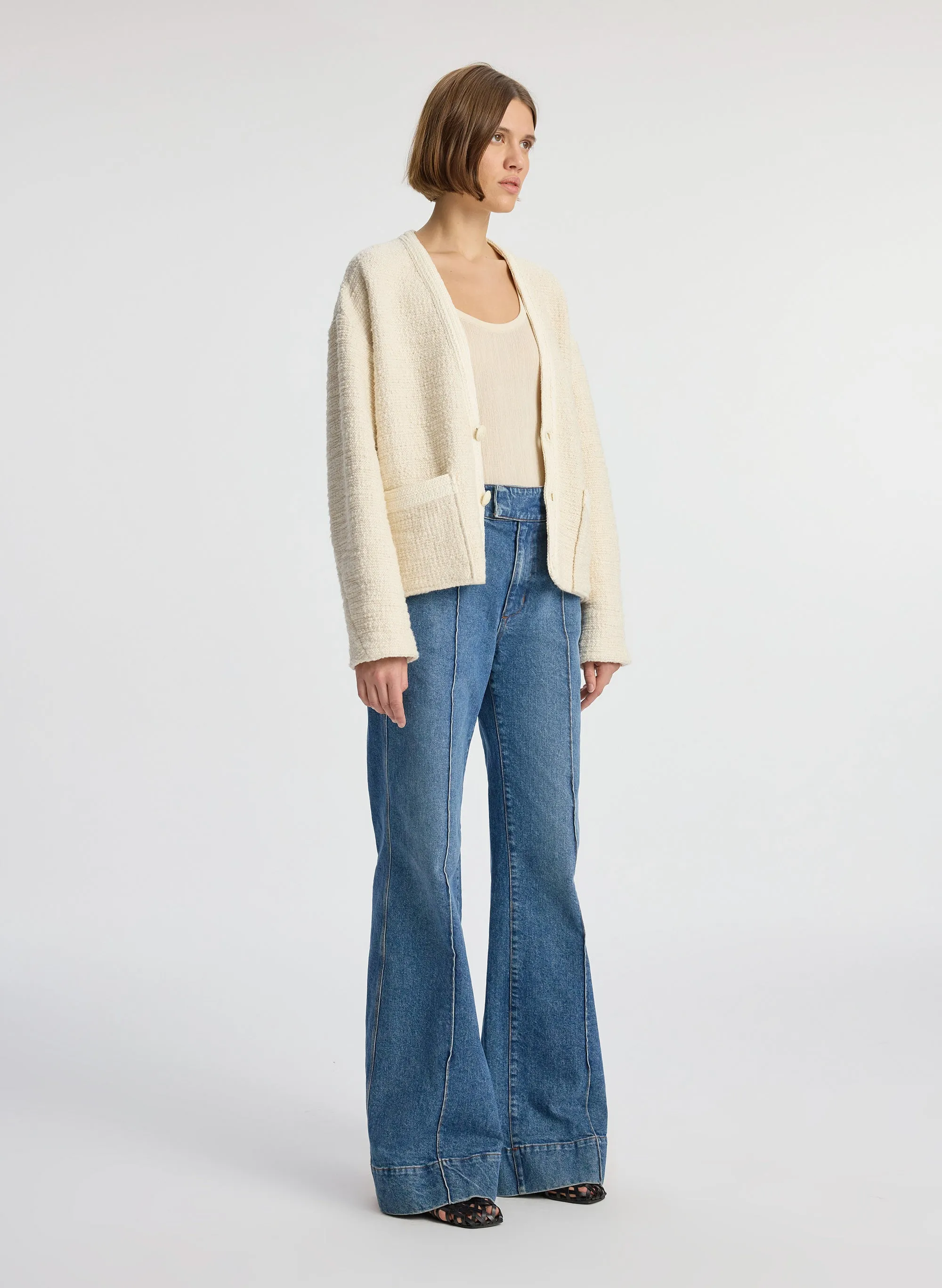 Peyton Cotton Bouclé Jacket sold by A.L.C. product image thumbnail 4