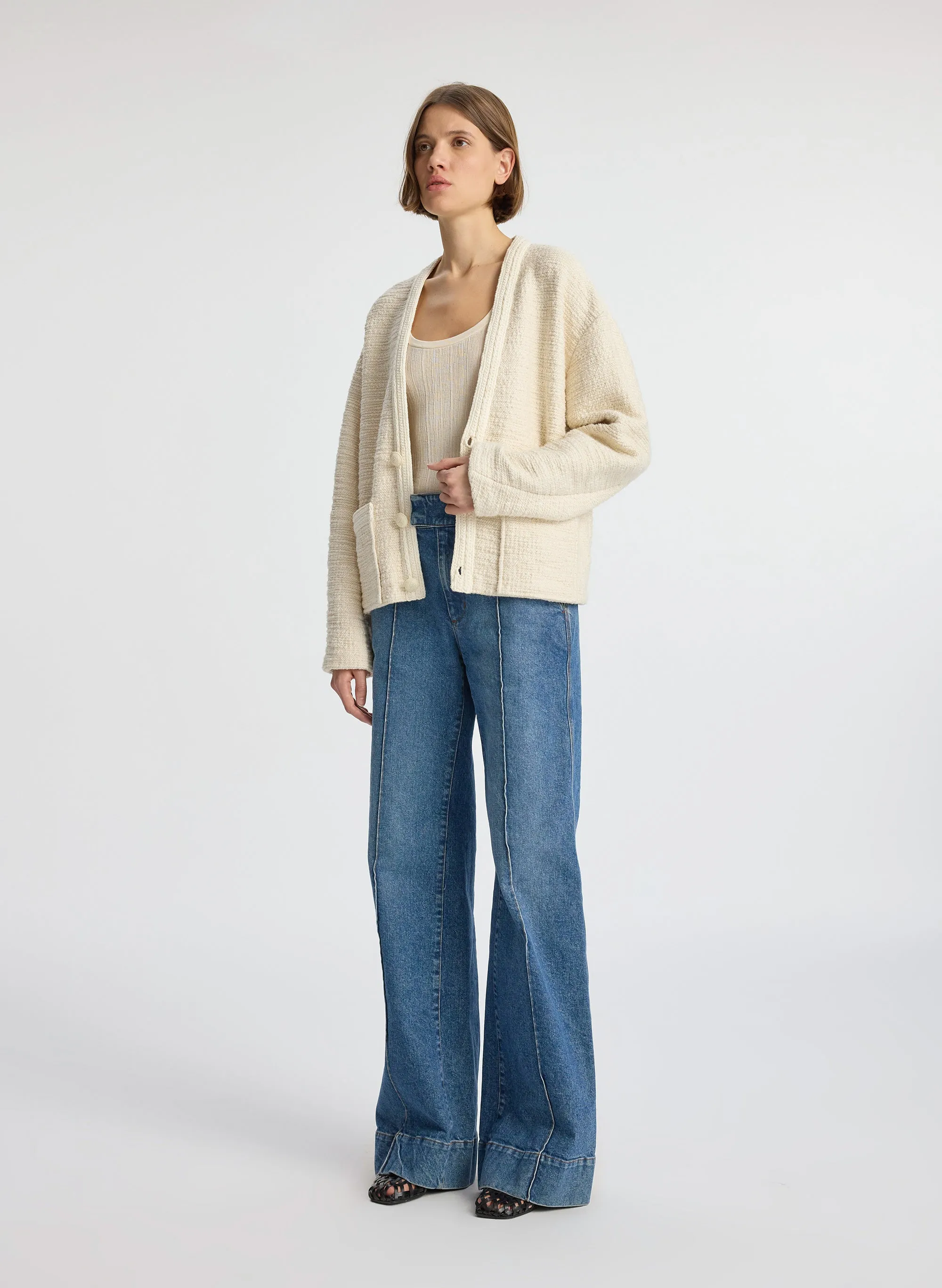 Peyton Cotton Bouclé Jacket sold by A.L.C. product image thumbnail 5