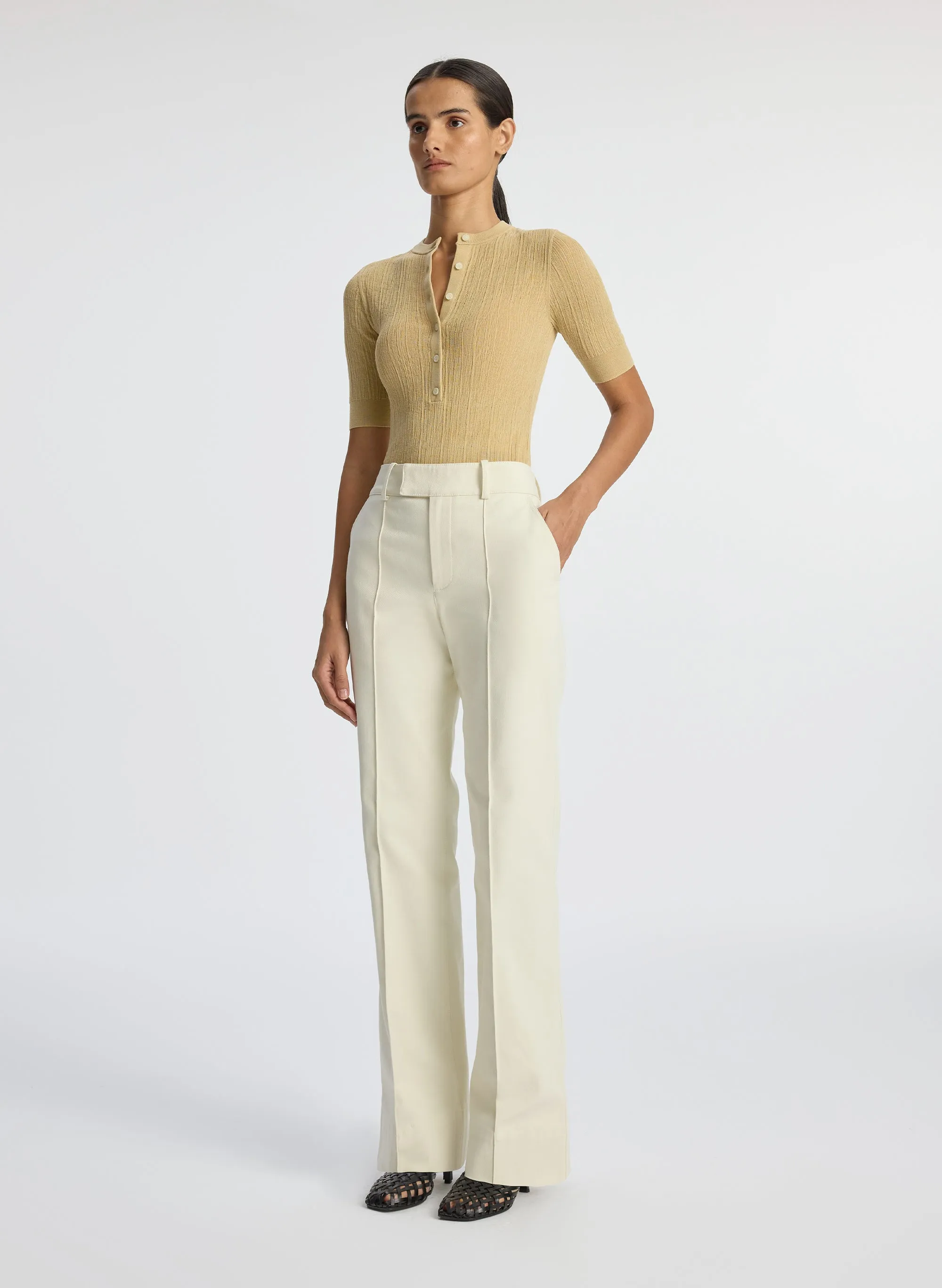 Fisher Fine Cotton Knit Top sold by A.L.C. product image thumbnail 4