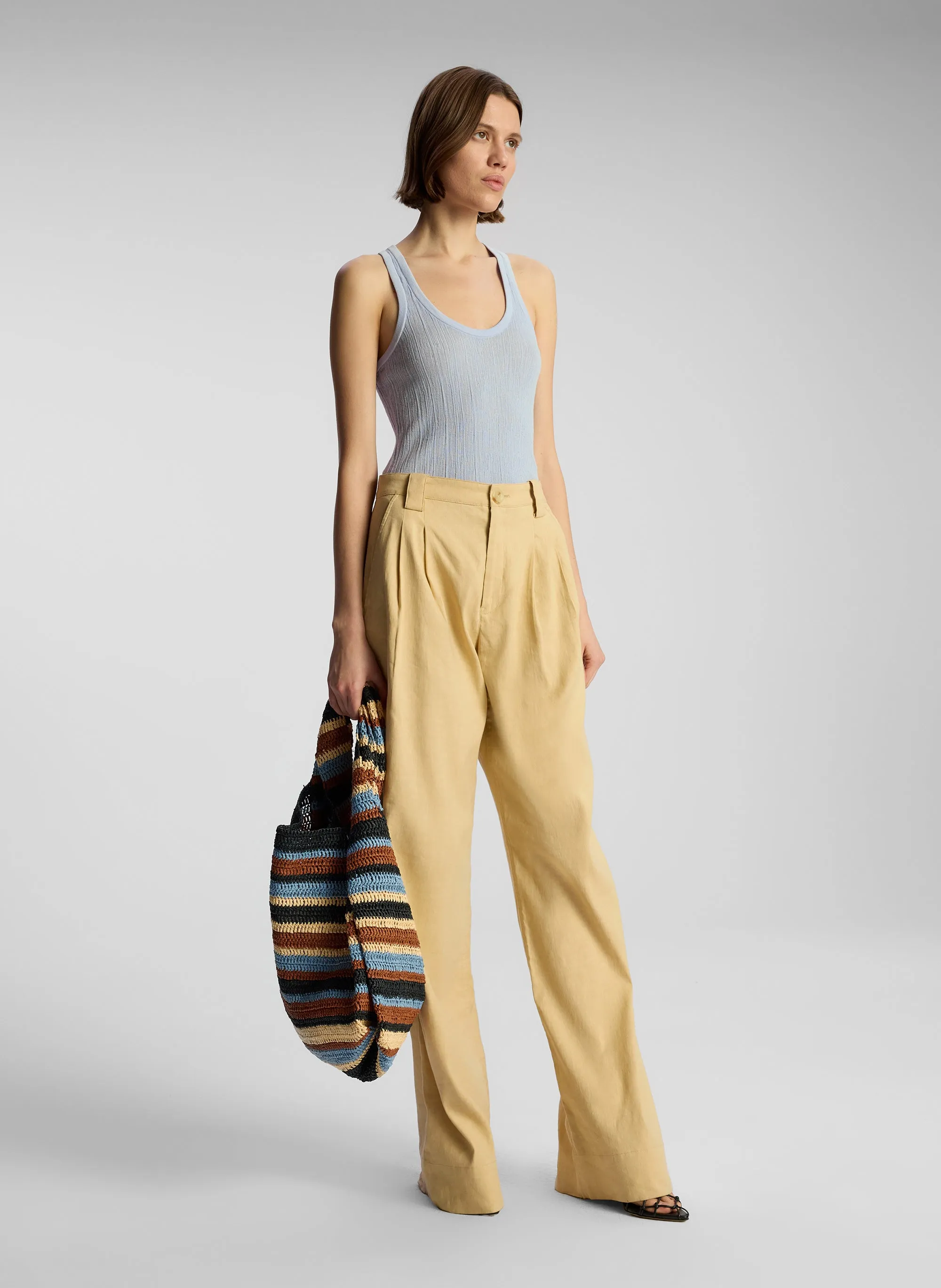 Tommy II Stretch Linen Pant sold by A.L.C. product image thumbnail 4