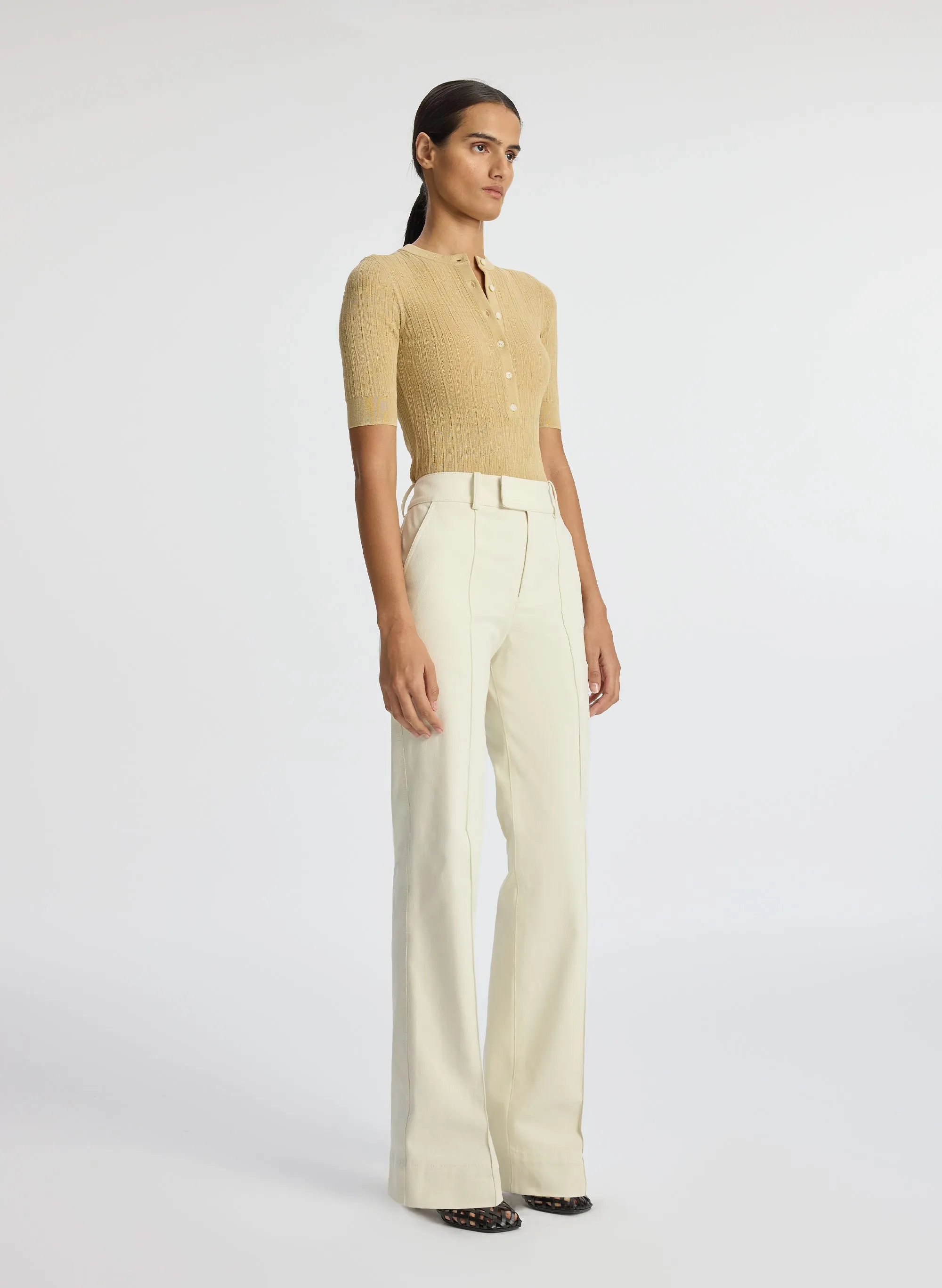 Fisher Fine Cotton Knit Top sold by A.L.C.