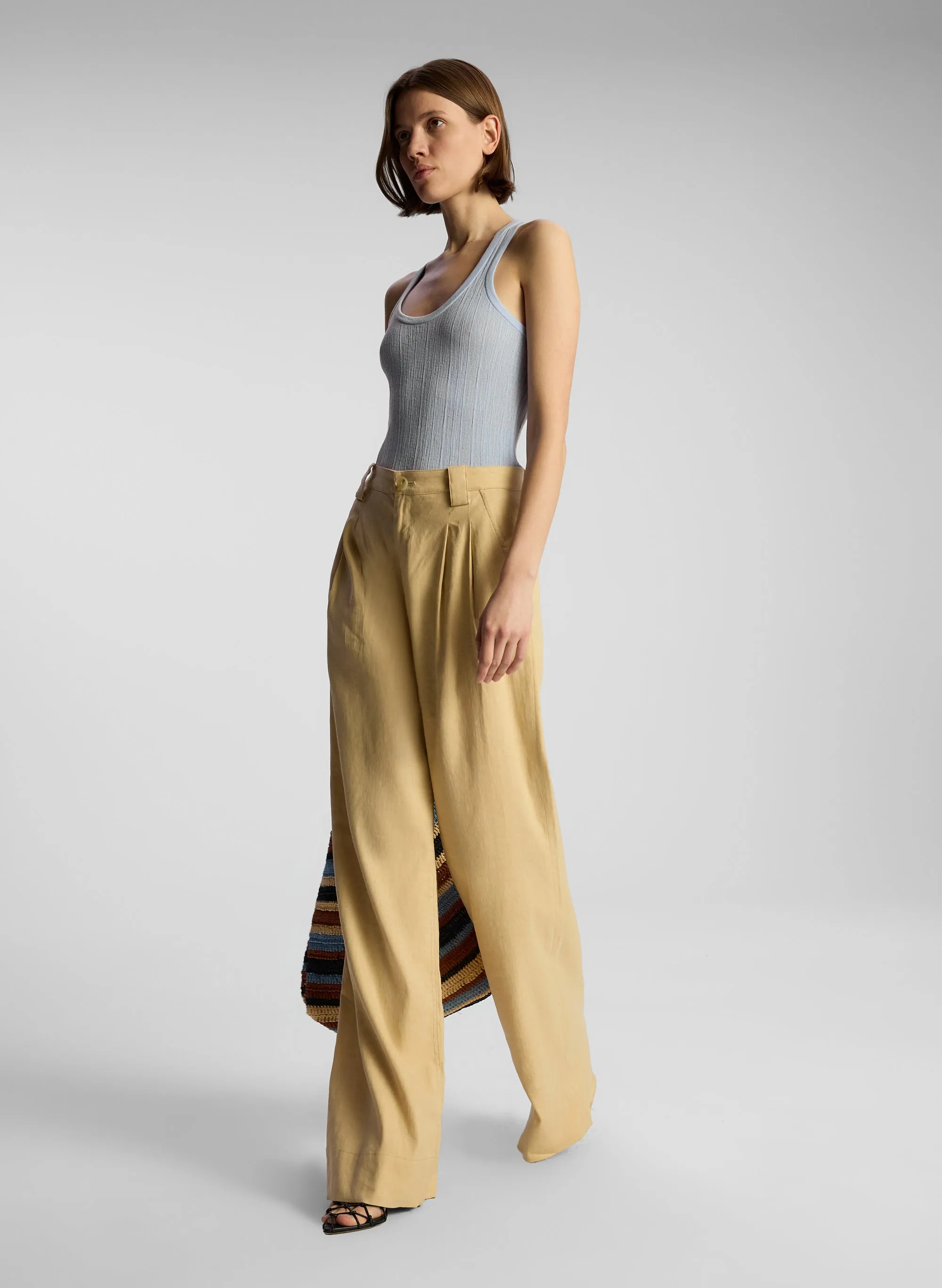 Tommy II Stretch Linen Pant sold by A.L.C. product image thumbnail 3