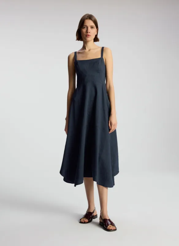 Harlow Linen Midi Dress sold by A.L.C.