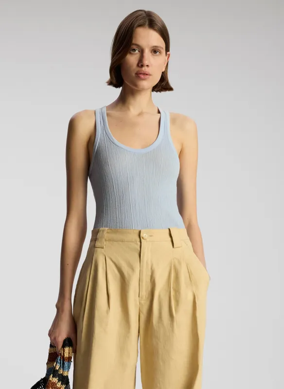 Iris Fine Cotton Knit Tank sold by A.L.C.