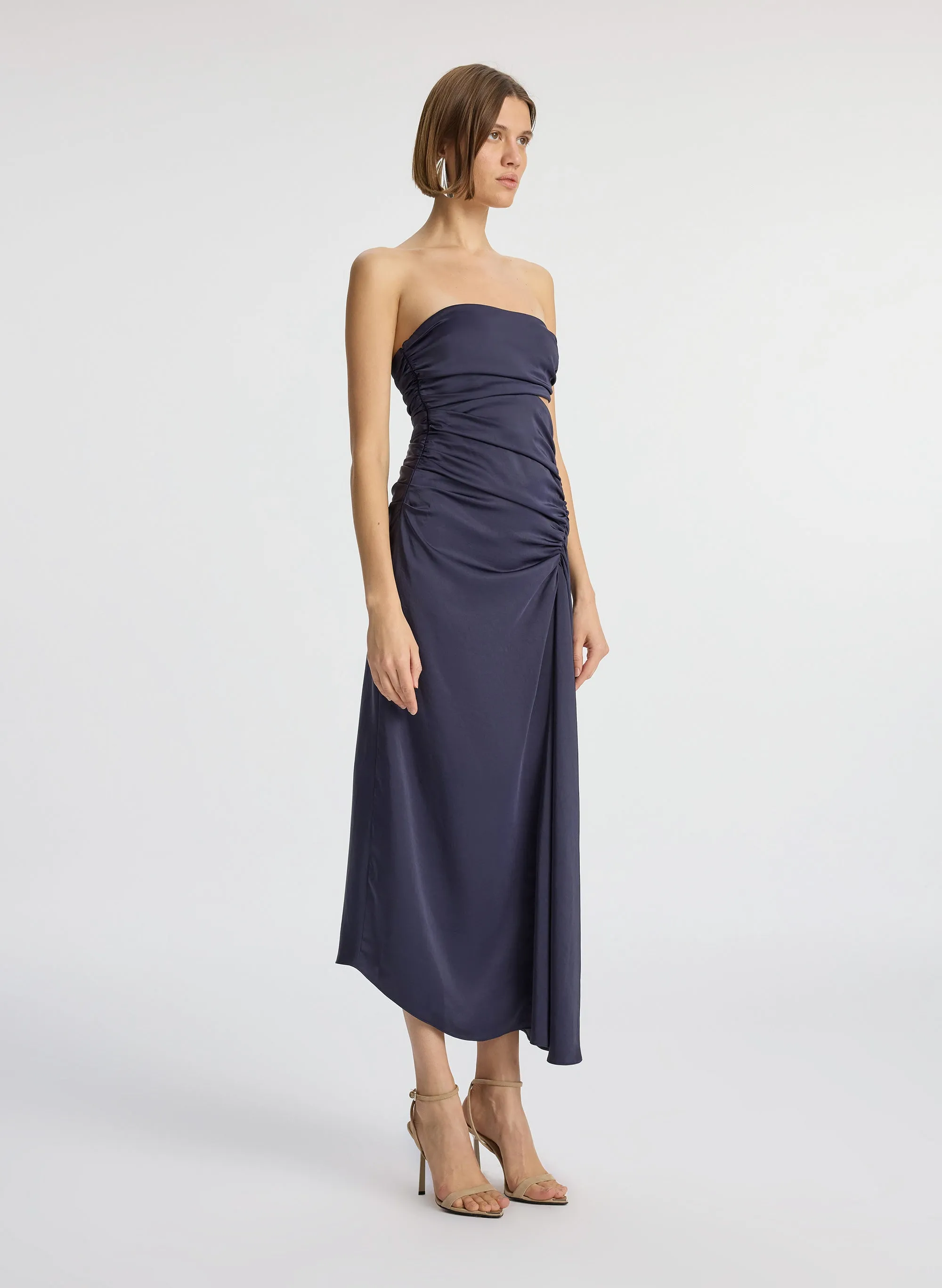 Josefine Strapless Satin Dress sold by A.L.C. product image thumbnail 3