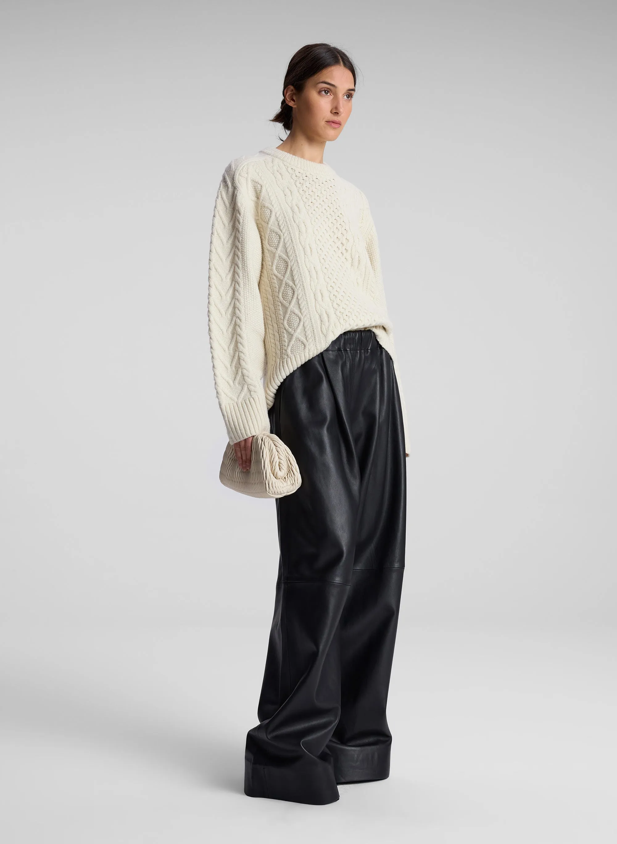 Kyra Merino Cable Knit Sweater sold by A.L.C. product image thumbnail 3