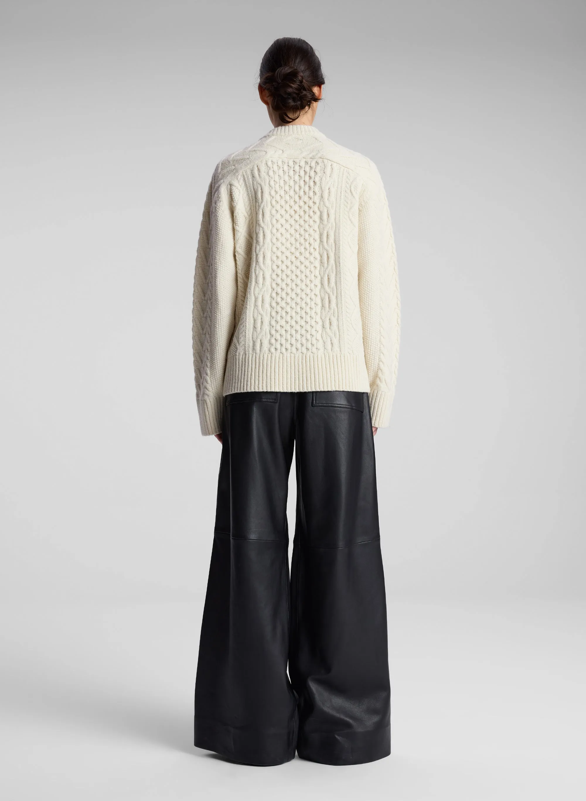 Kyra Merino Cable Knit Sweater sold by A.L.C. product image thumbnail 5