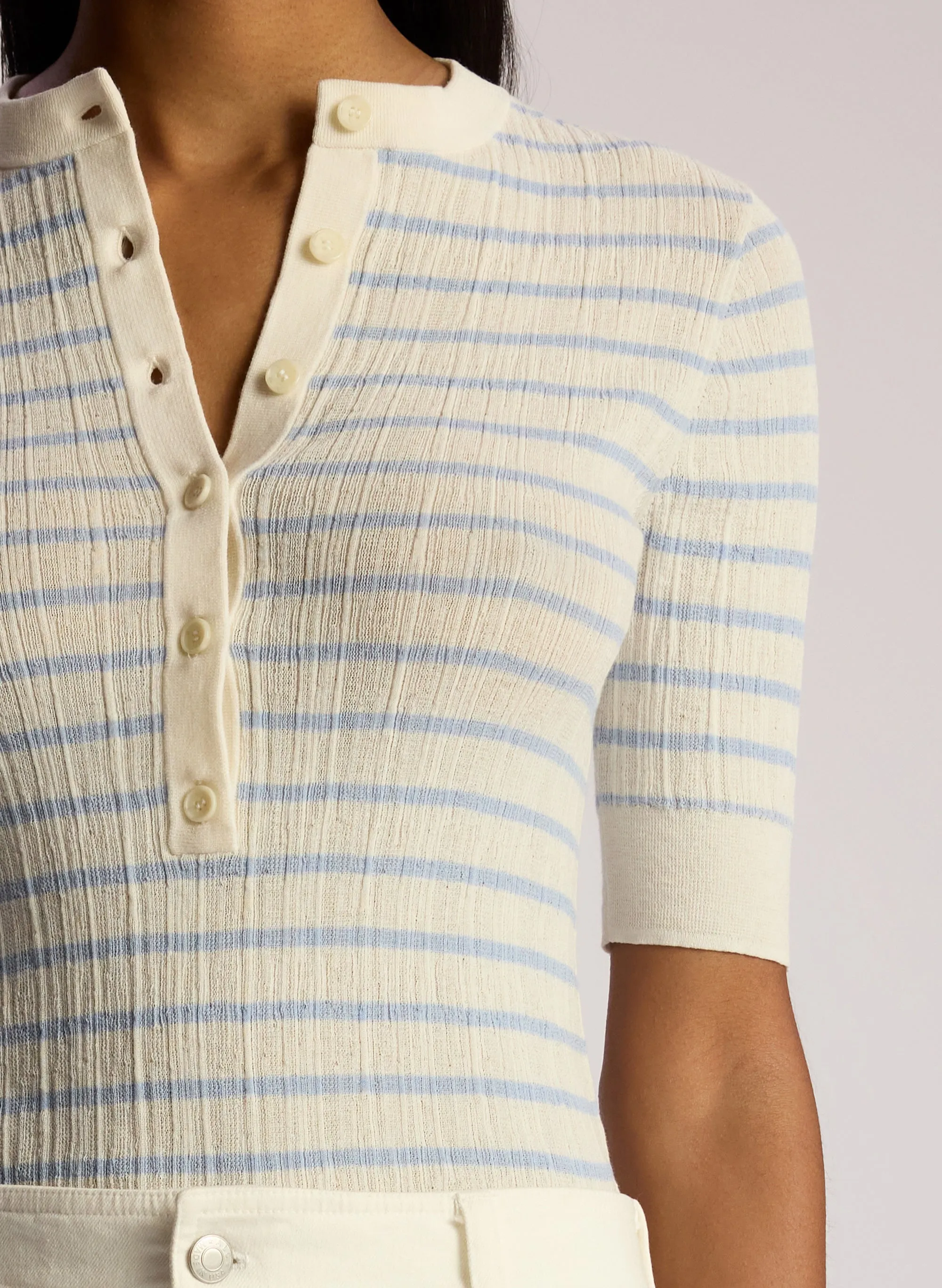 Fisher Fine Cotton Knit Top sold by A.L.C. product image thumbnail 2