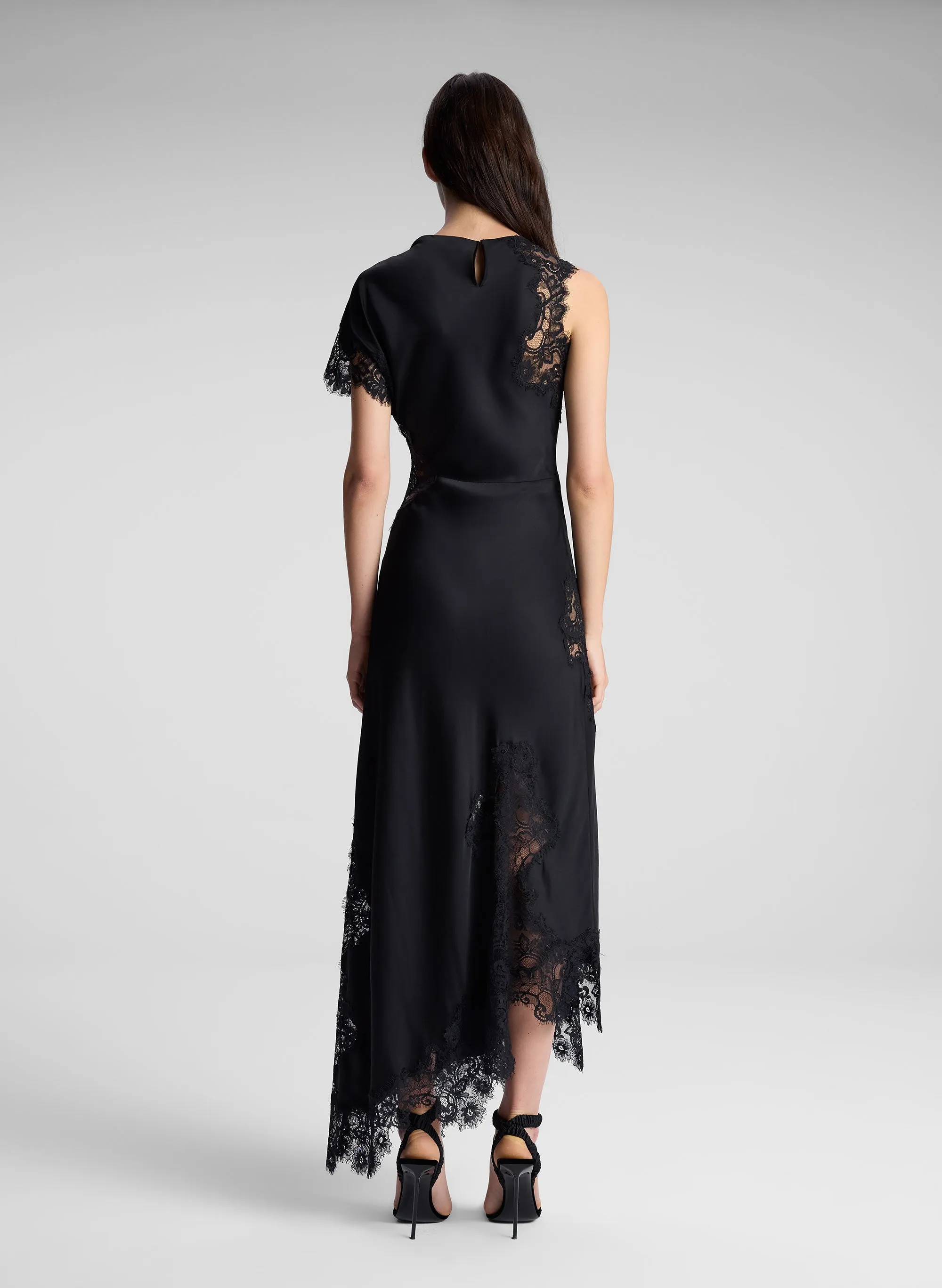 Alessia Satin and Lace Maxi Dress sold by A.L.C. product image thumbnail 5
