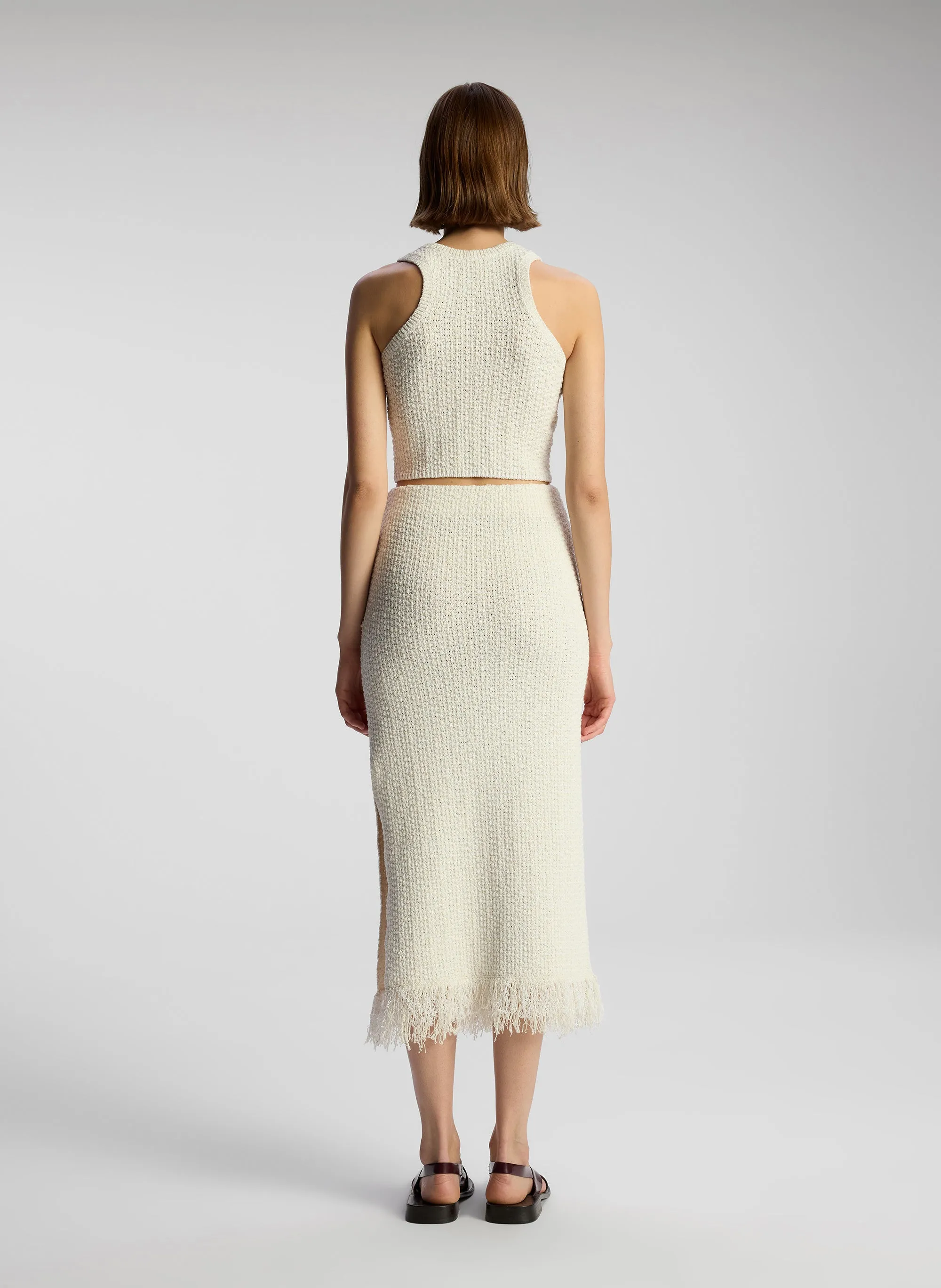 Lucia Bouclé Knit Midi Skirt sold by A.L.C. product image thumbnail 5