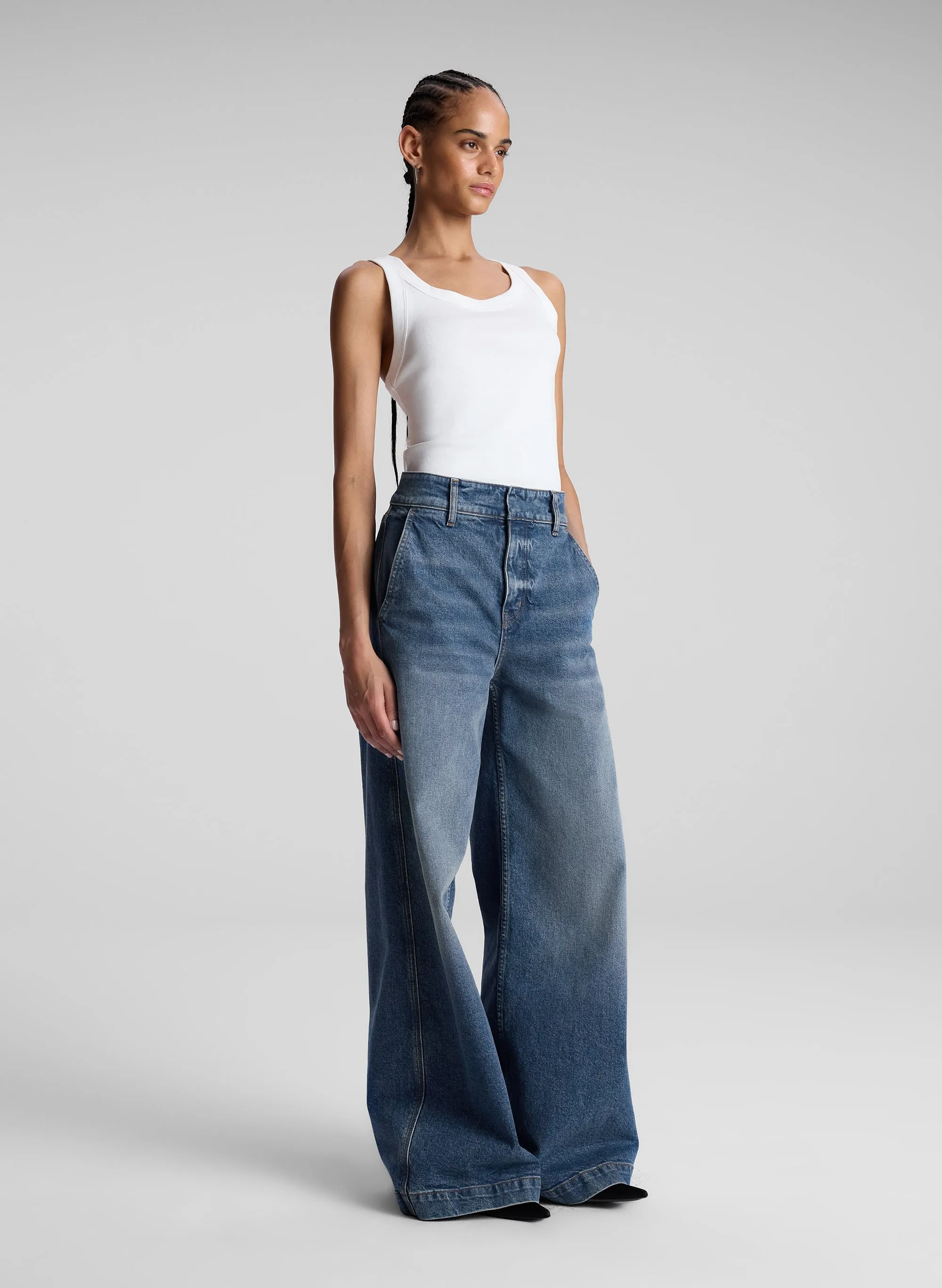 Kai Cotton Rib Tank sold by A.L.C. product image thumbnail 4