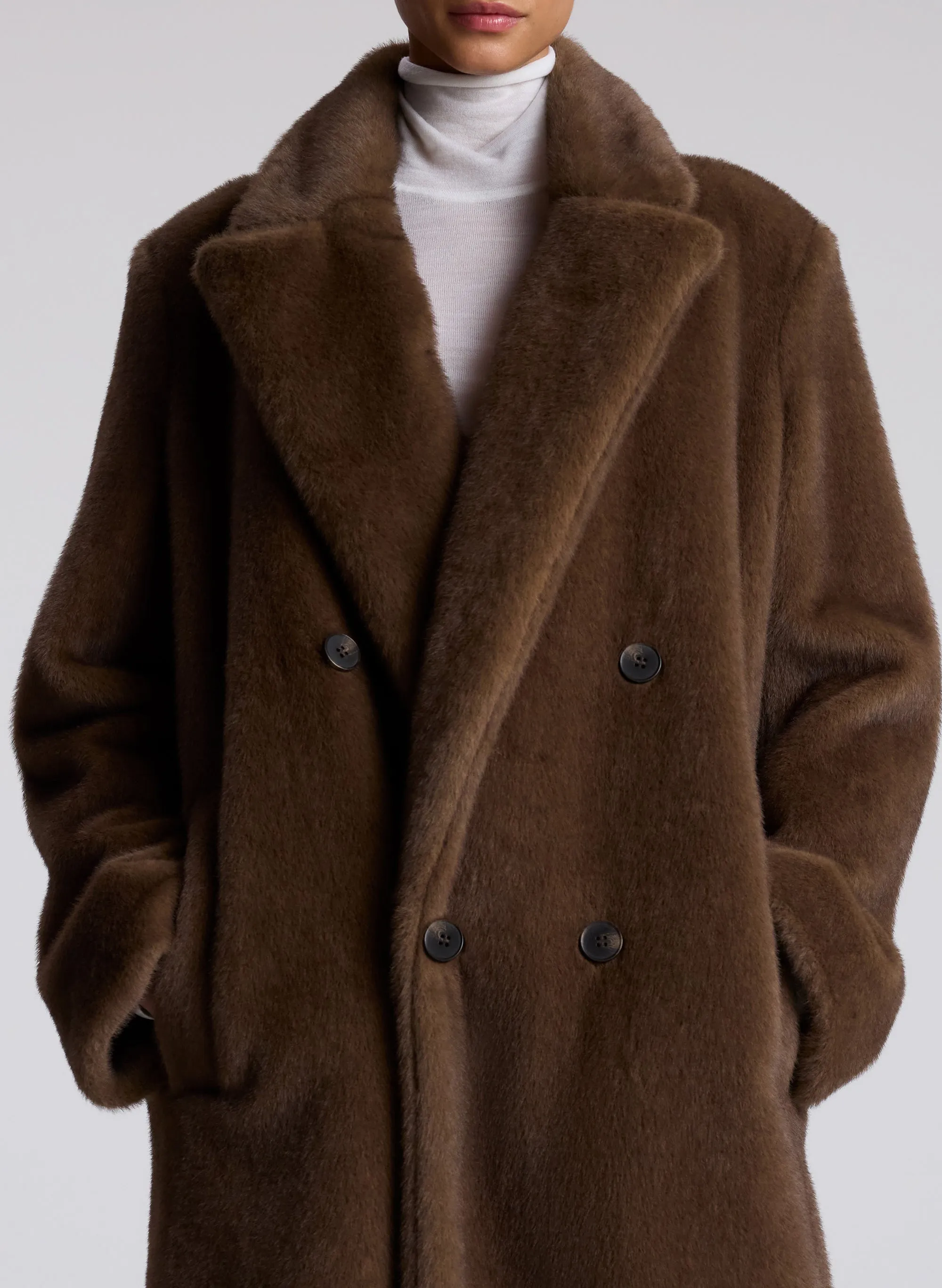 Franklin Faux Fur Coat sold by A.L.C. product image thumbnail 2