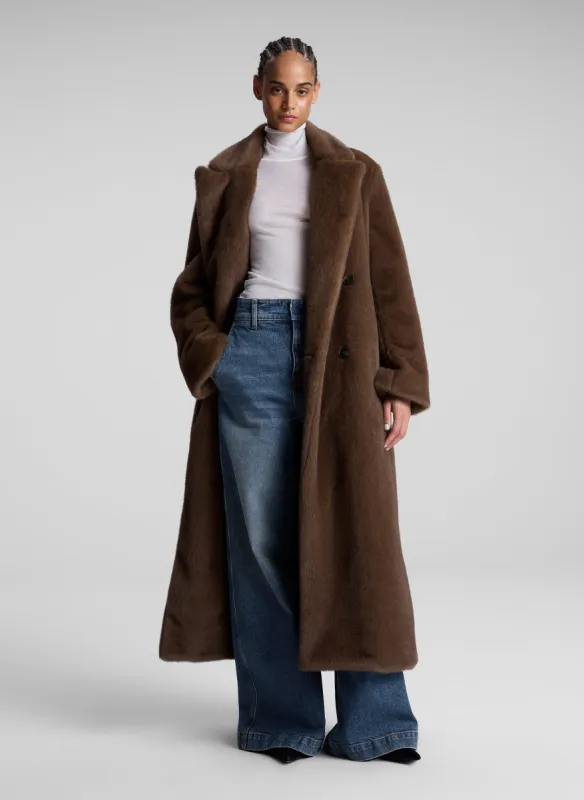 Franklin Faux Fur Coat sold by A.L.C.