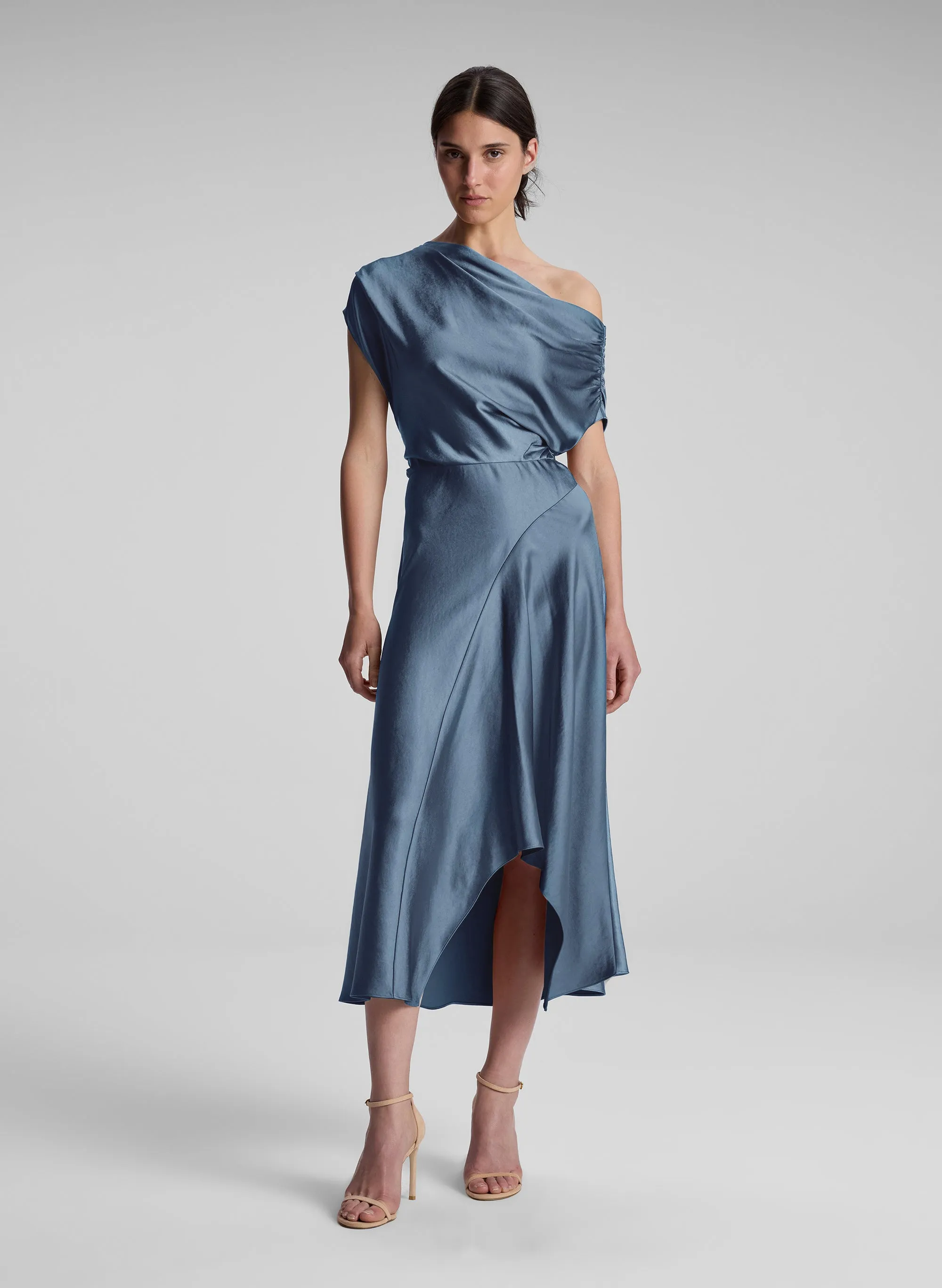 Jasmine Satin Midi Dress sold by A.L.C.