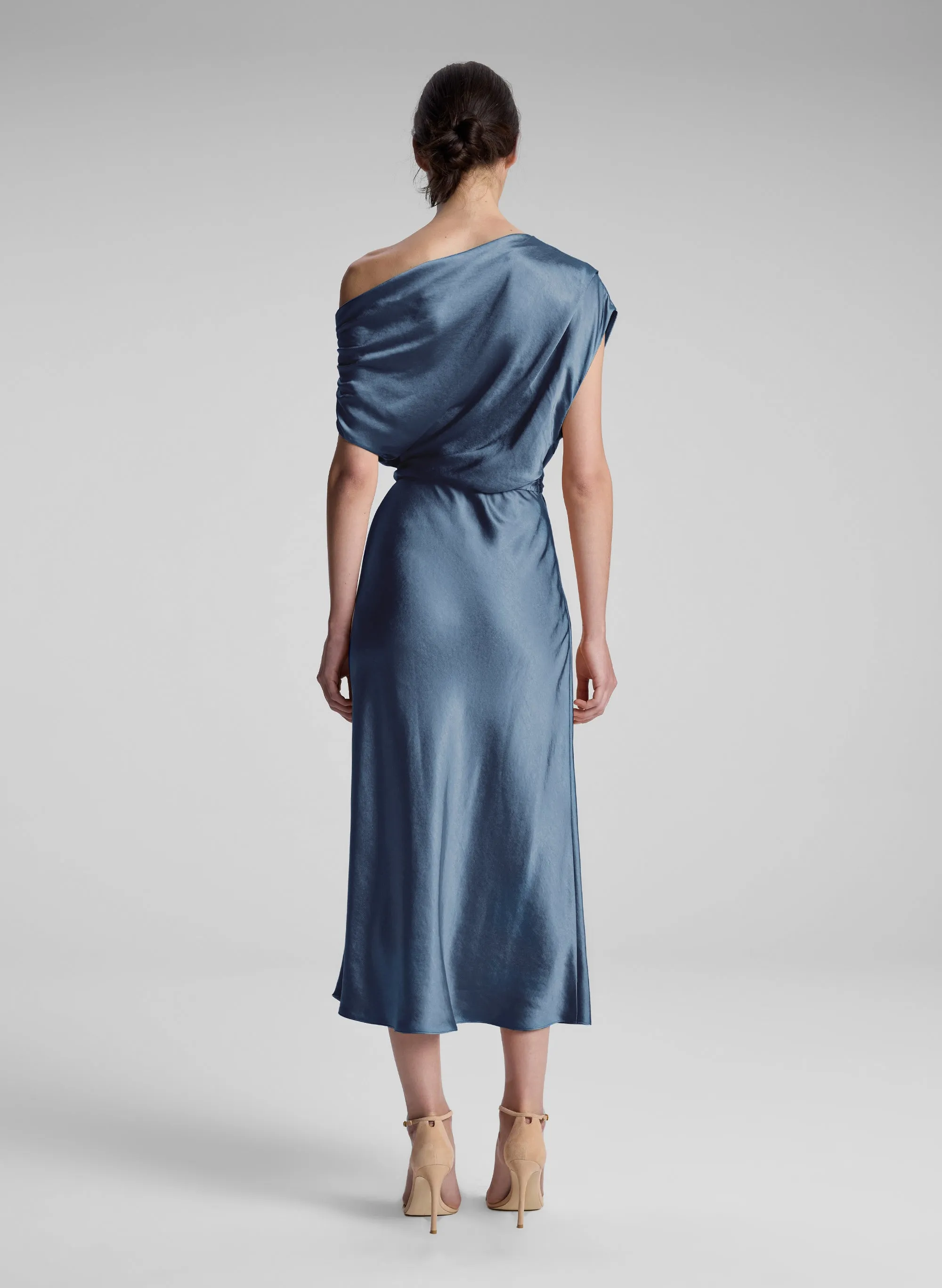 Jasmine Satin Midi Dress sold by A.L.C. product image thumbnail 5