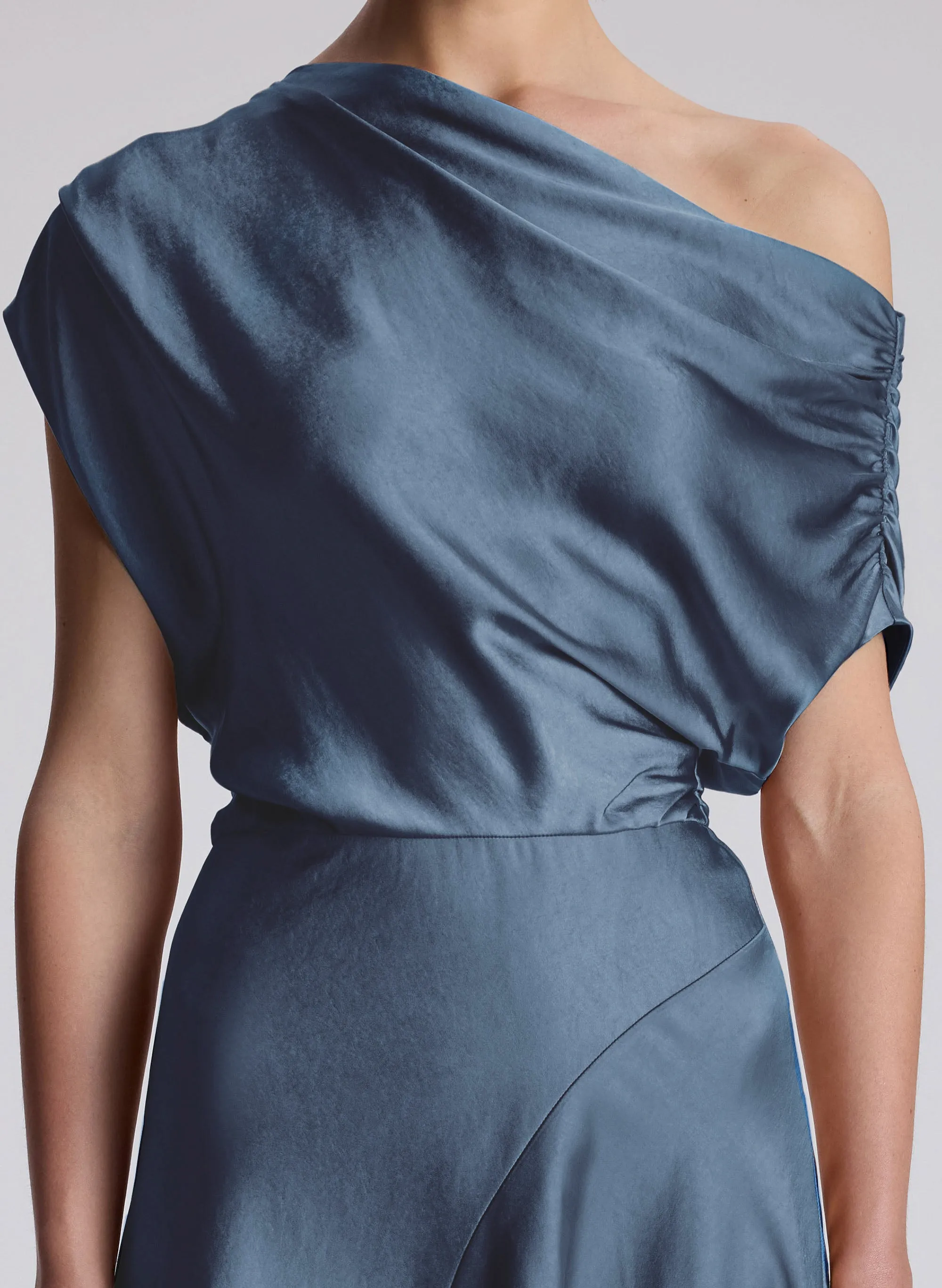 Jasmine Satin Midi Dress sold by A.L.C. product image thumbnail 2