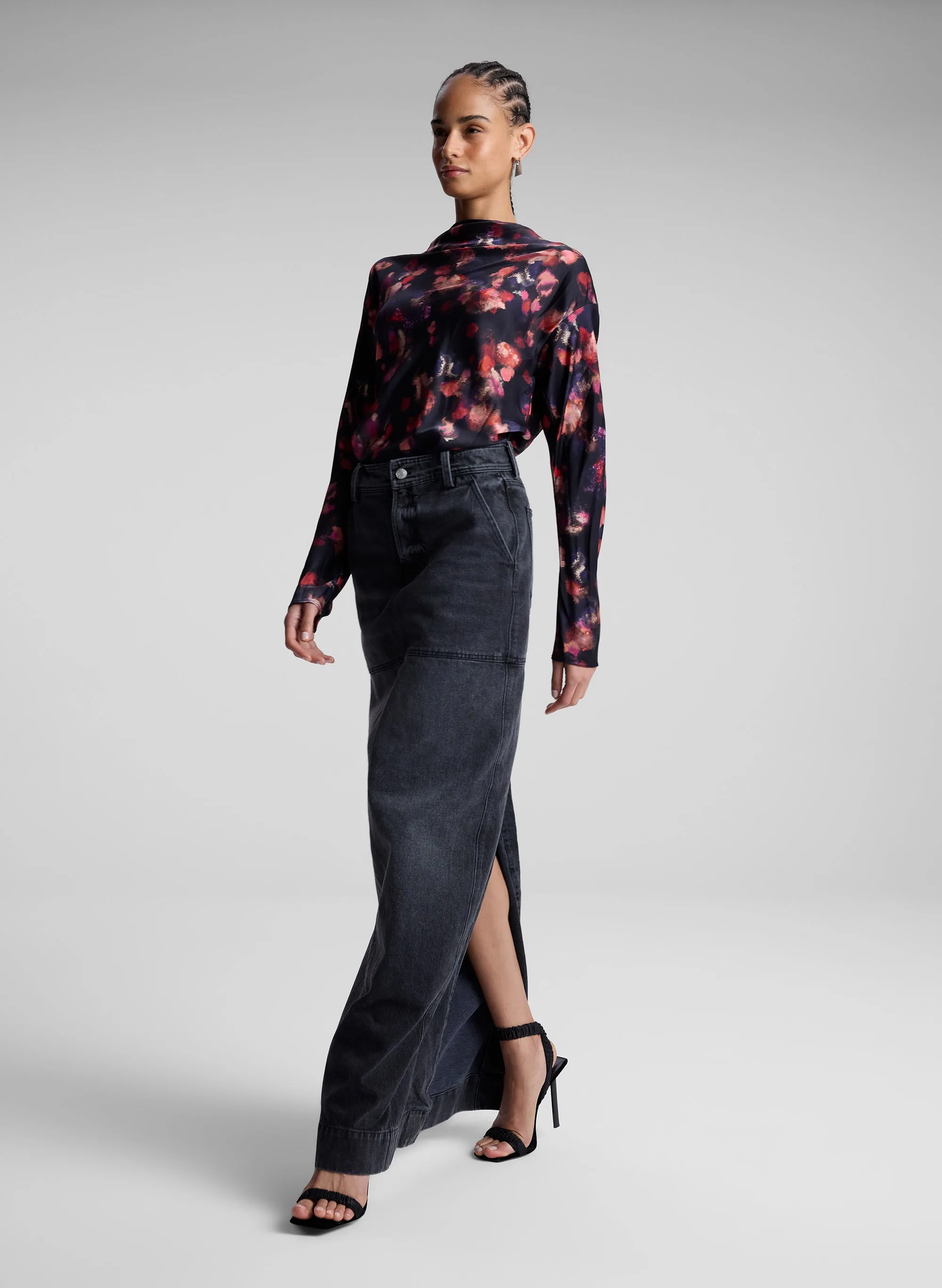 Georgia Stretch Silk Top sold by A.L.C. product image thumbnail 3