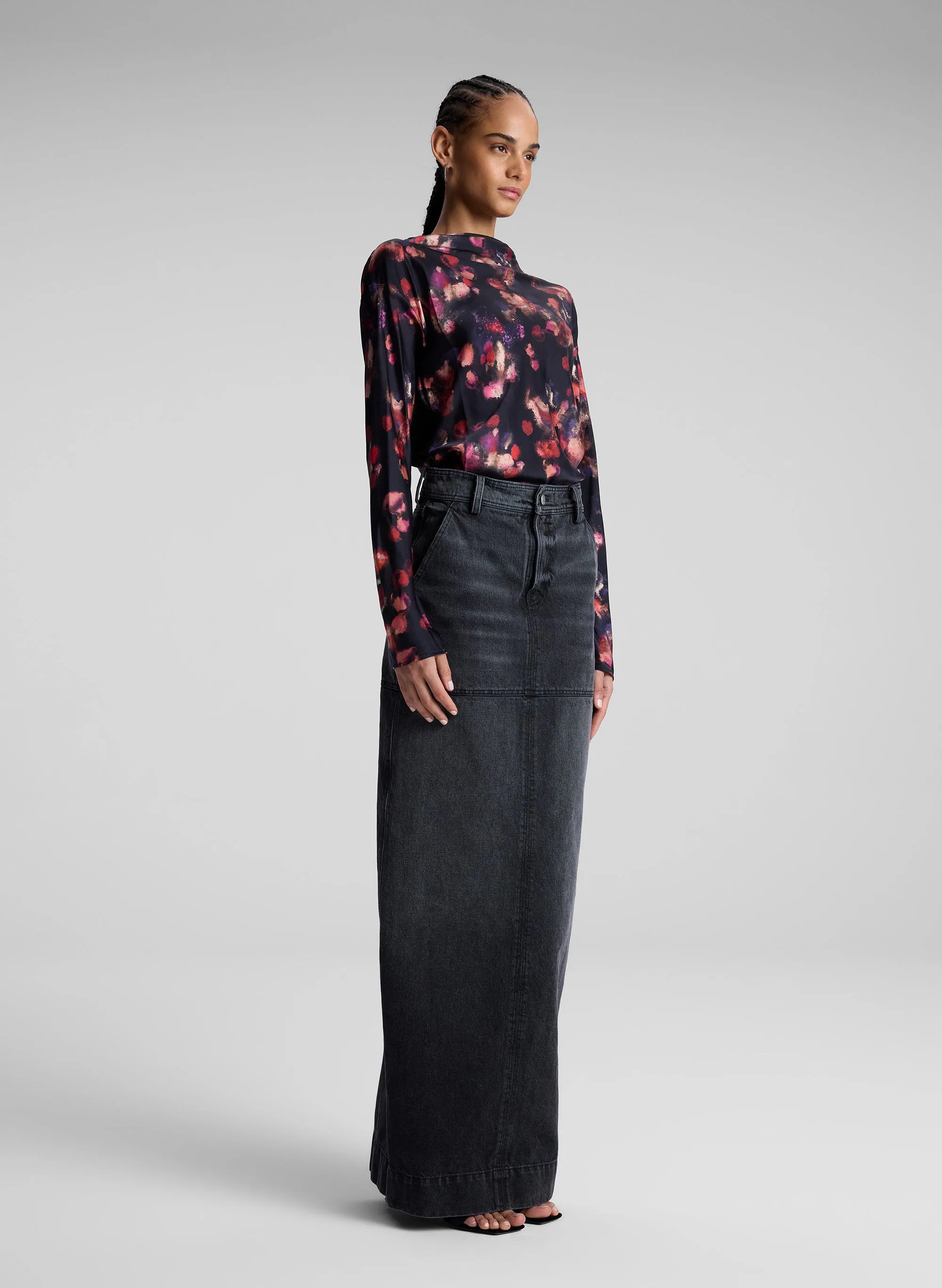 Georgia Stretch Silk Top sold by A.L.C. product image thumbnail 4