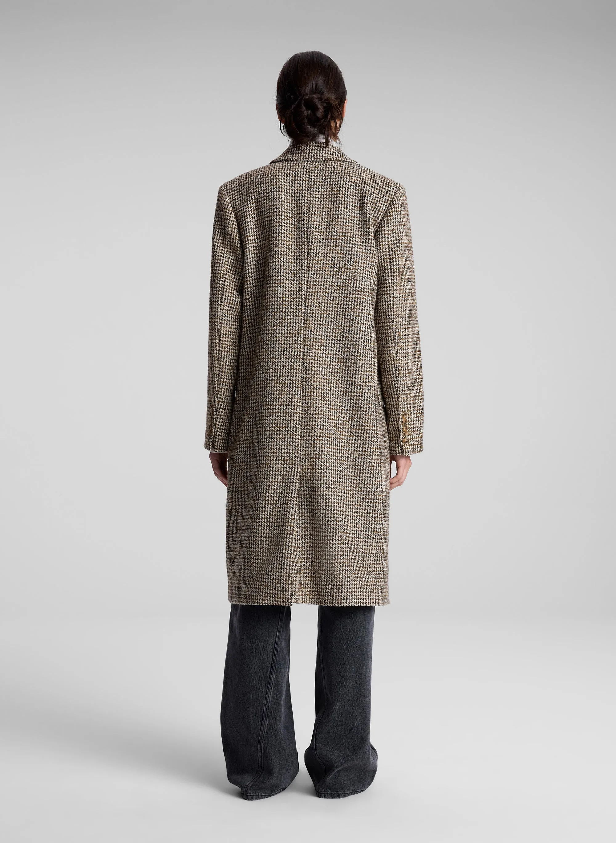 Tanner Oversized Tweed Houndstooth Coat sold by A.L.C. product image thumbnail 5