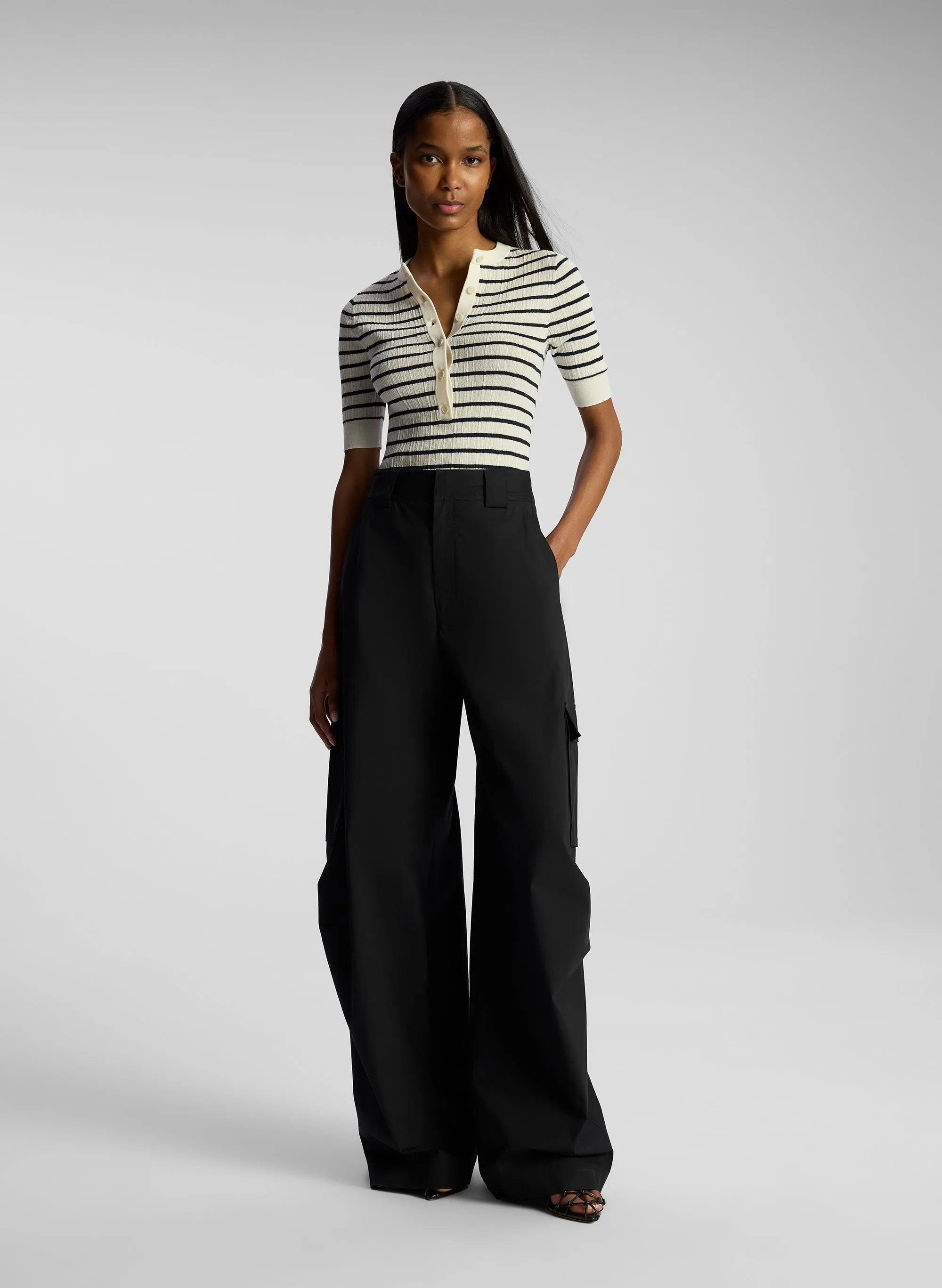 Brie Cotton Cargo Pant sold by A.L.C.