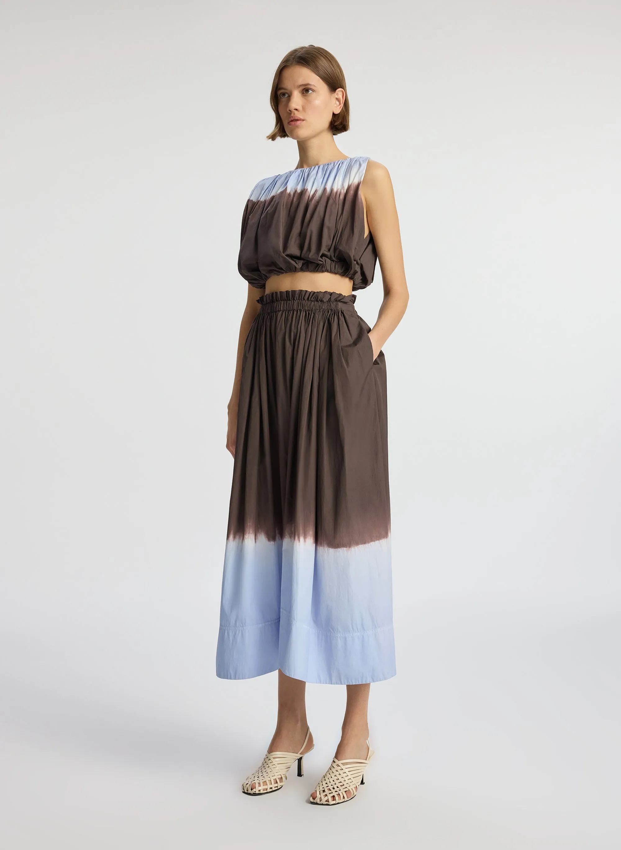 Gina Dip Dye Midi Skirt sold by A.L.C. product image thumbnail 5