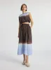 Gina Dip Dye Midi Skirt sold by A.L.C.