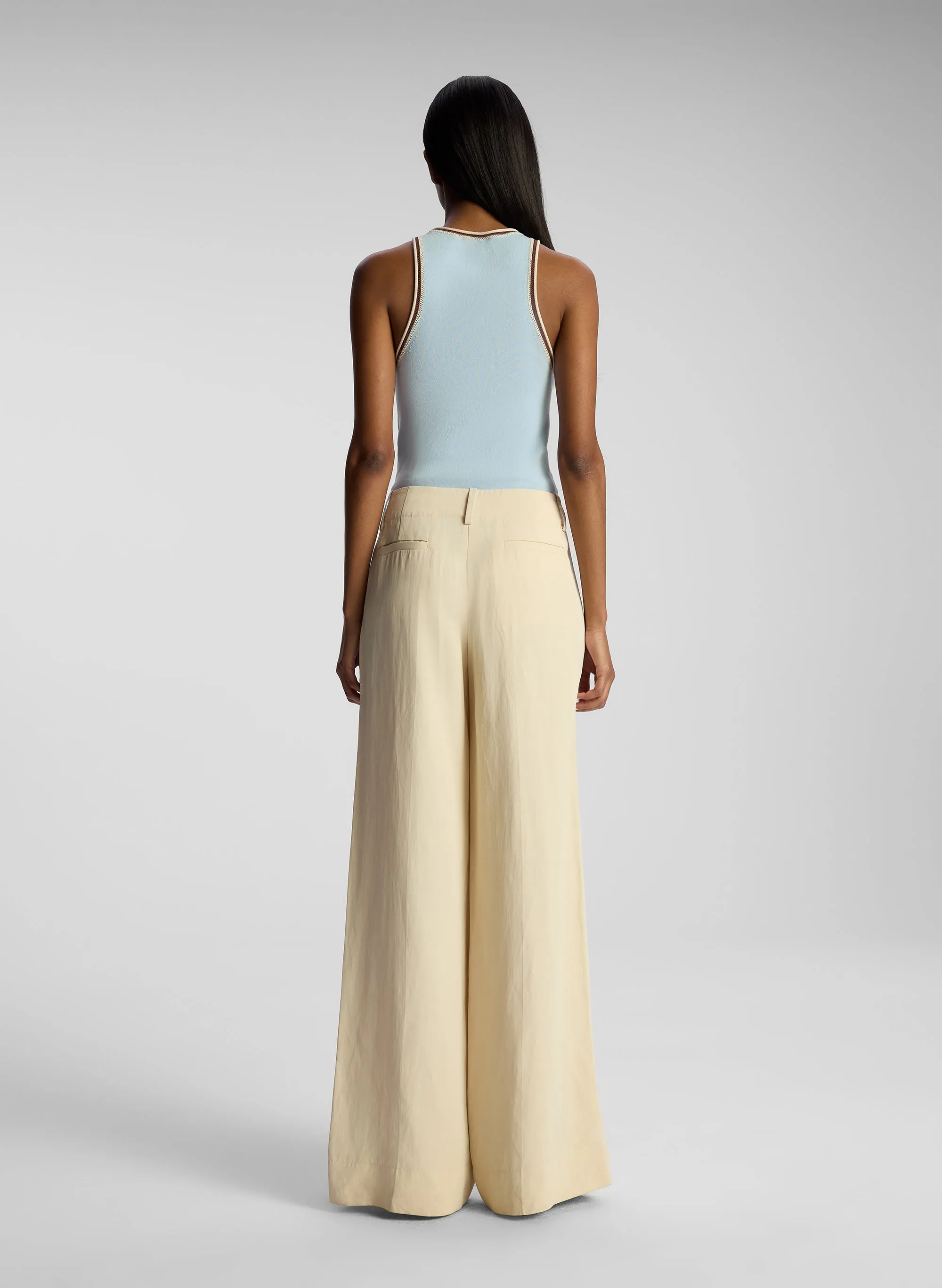 Nelly Contrast Trim Knit Tank sold by A.L.C. product image thumbnail 5