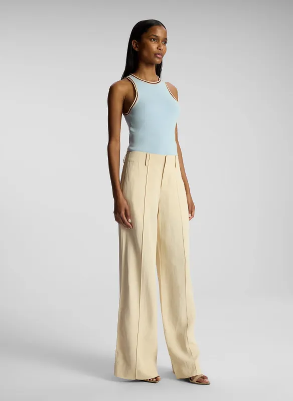Nelly Contrast Trim Knit Tank made by A.L.C.